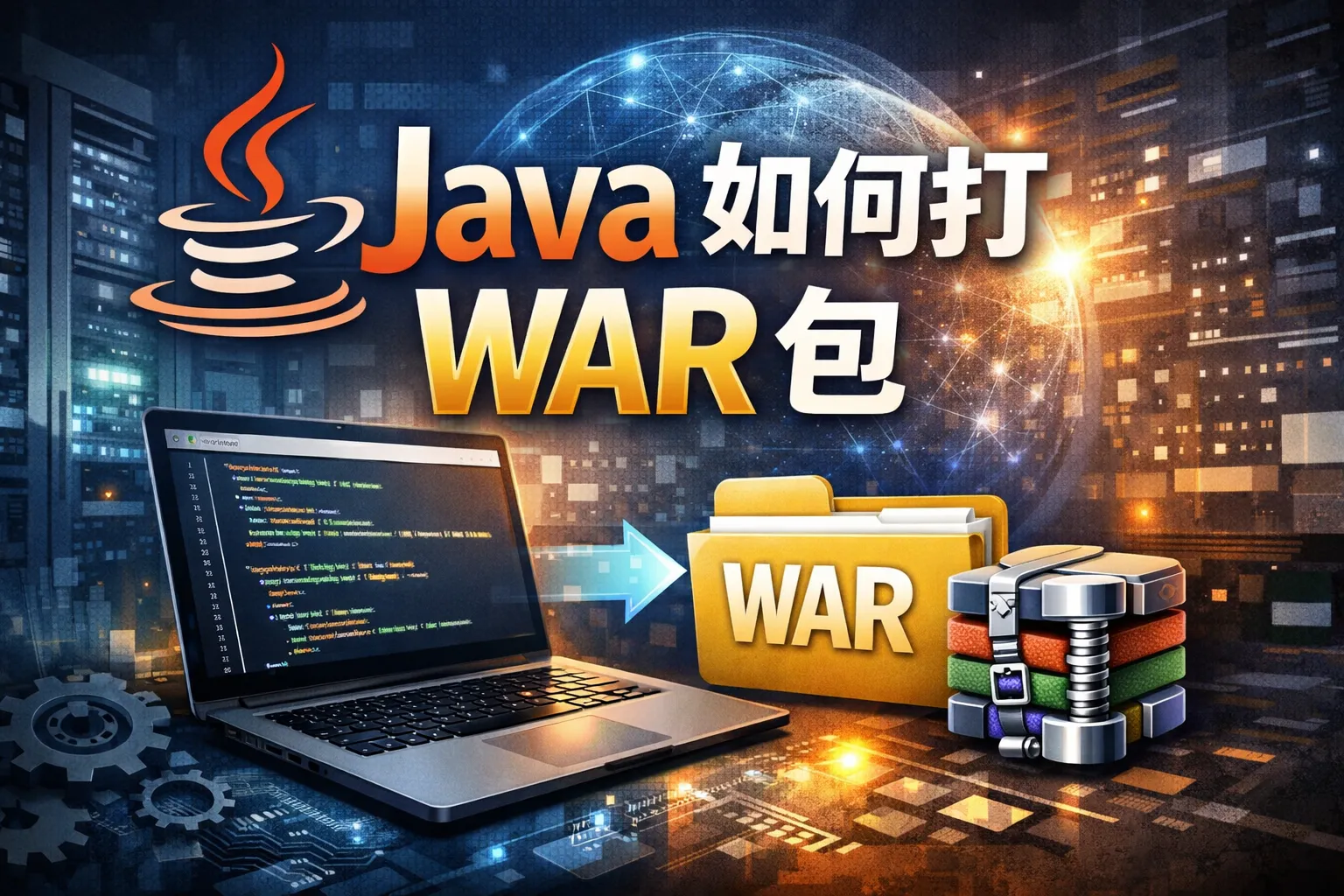 java如何打war包
