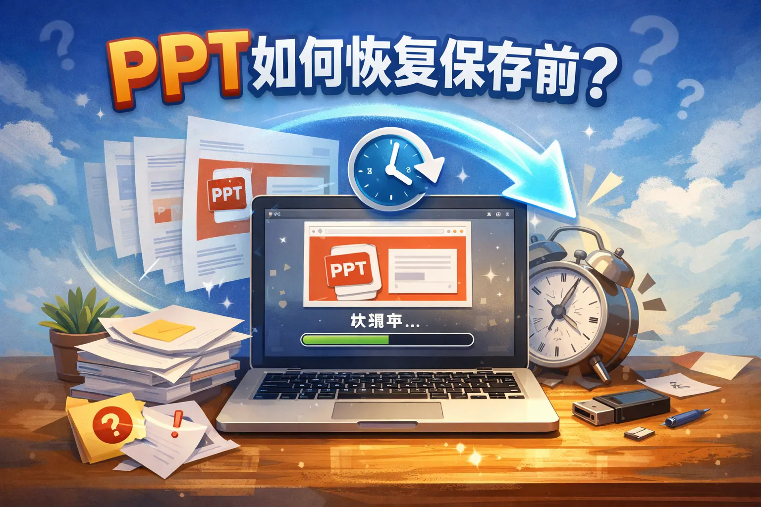 ppt如何恢复保存前