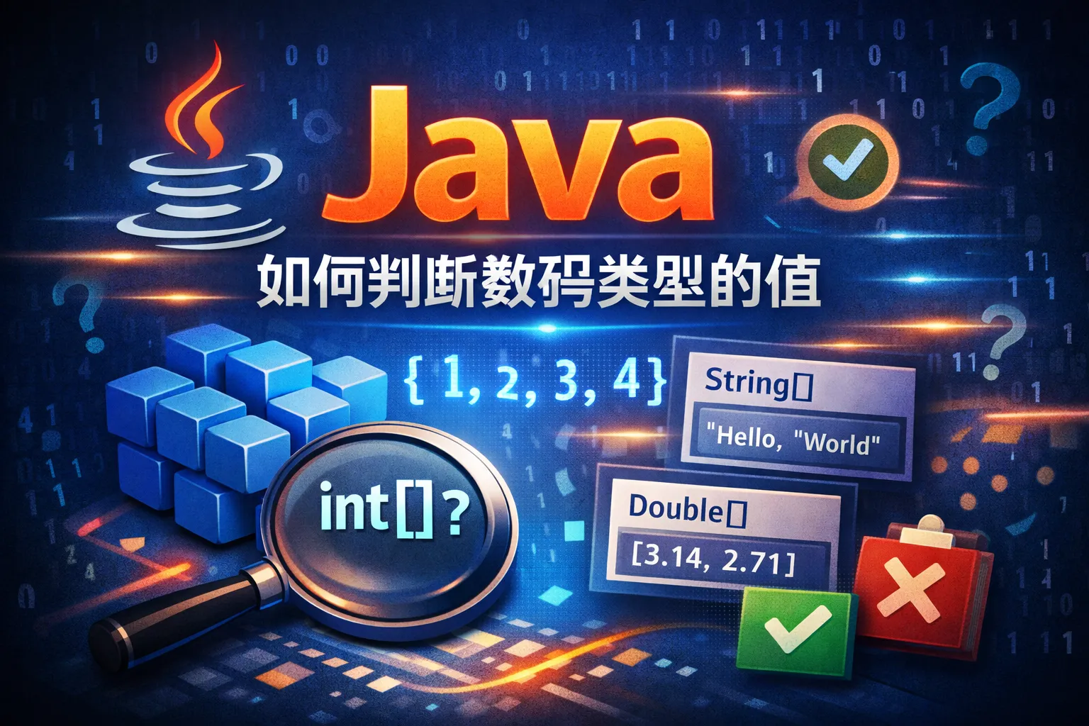 java 如何判断数组类型的值