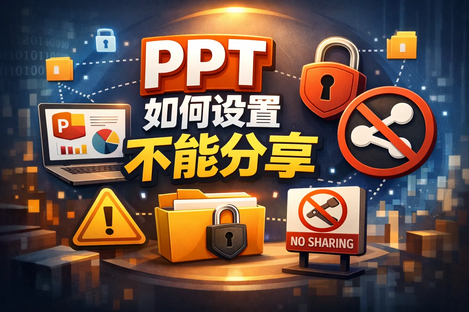 PPT如何设置不能分享