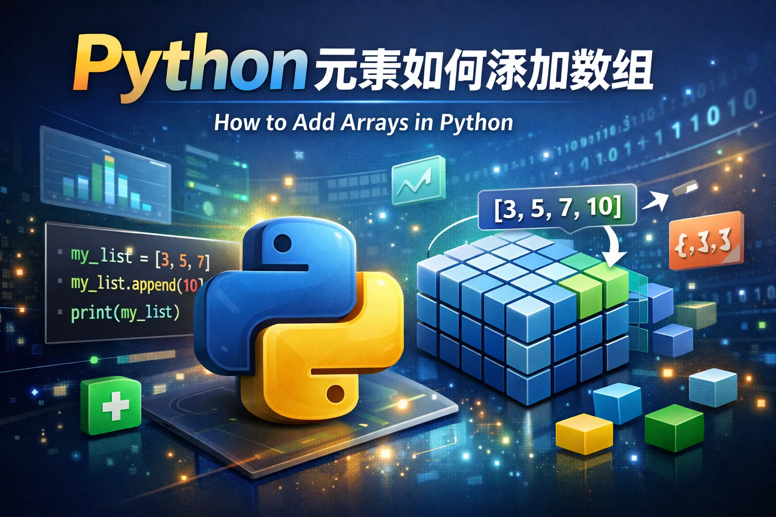python元素如何添加数组
