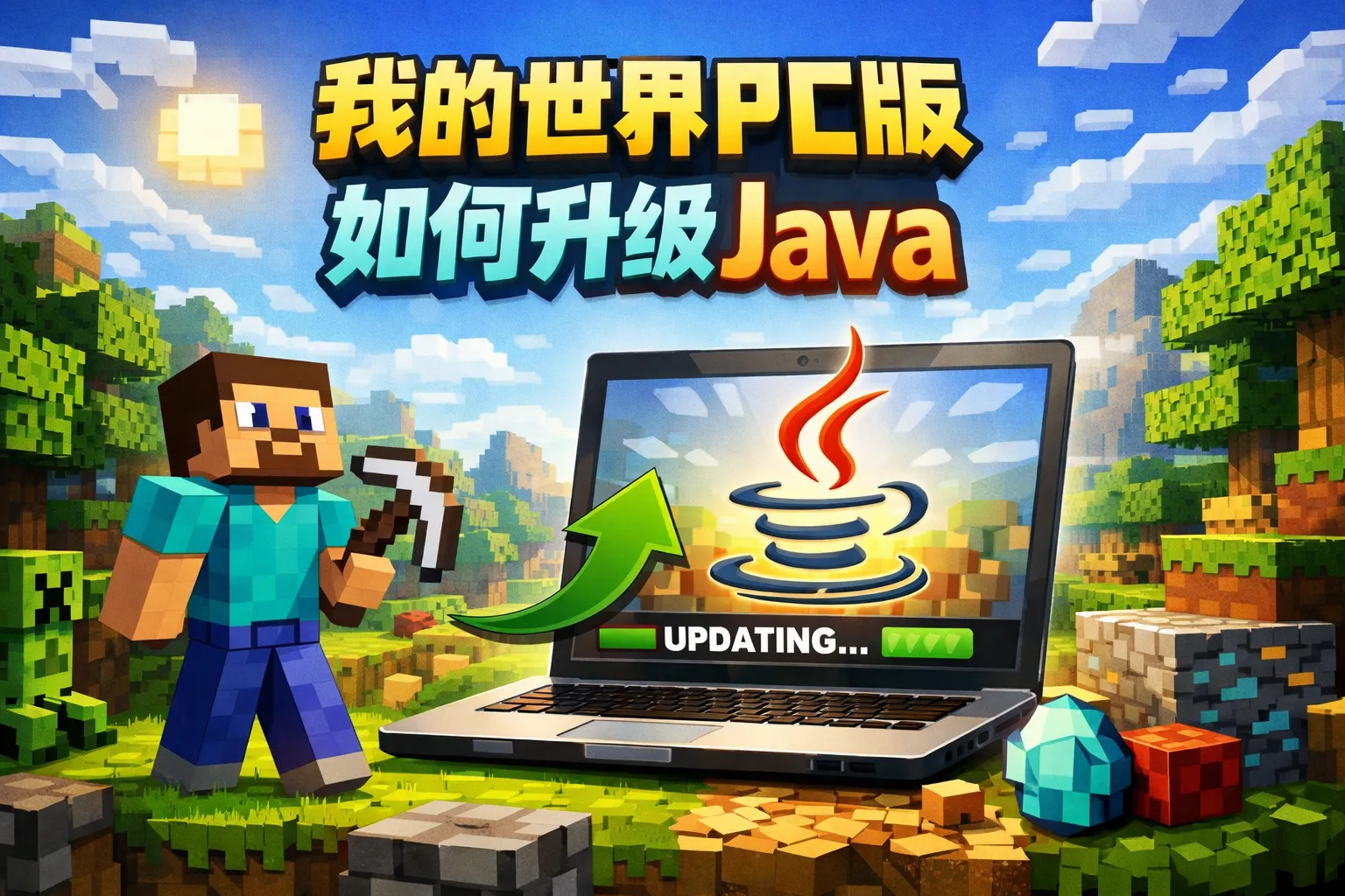 我的世界PC版如何升级java