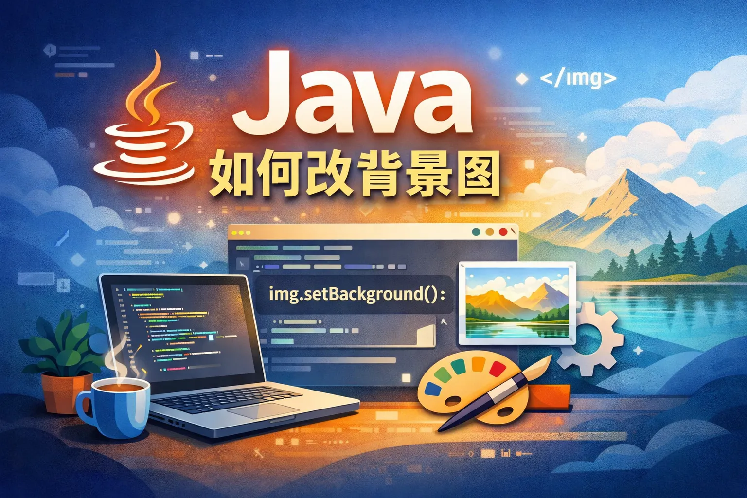 java如何改背景图