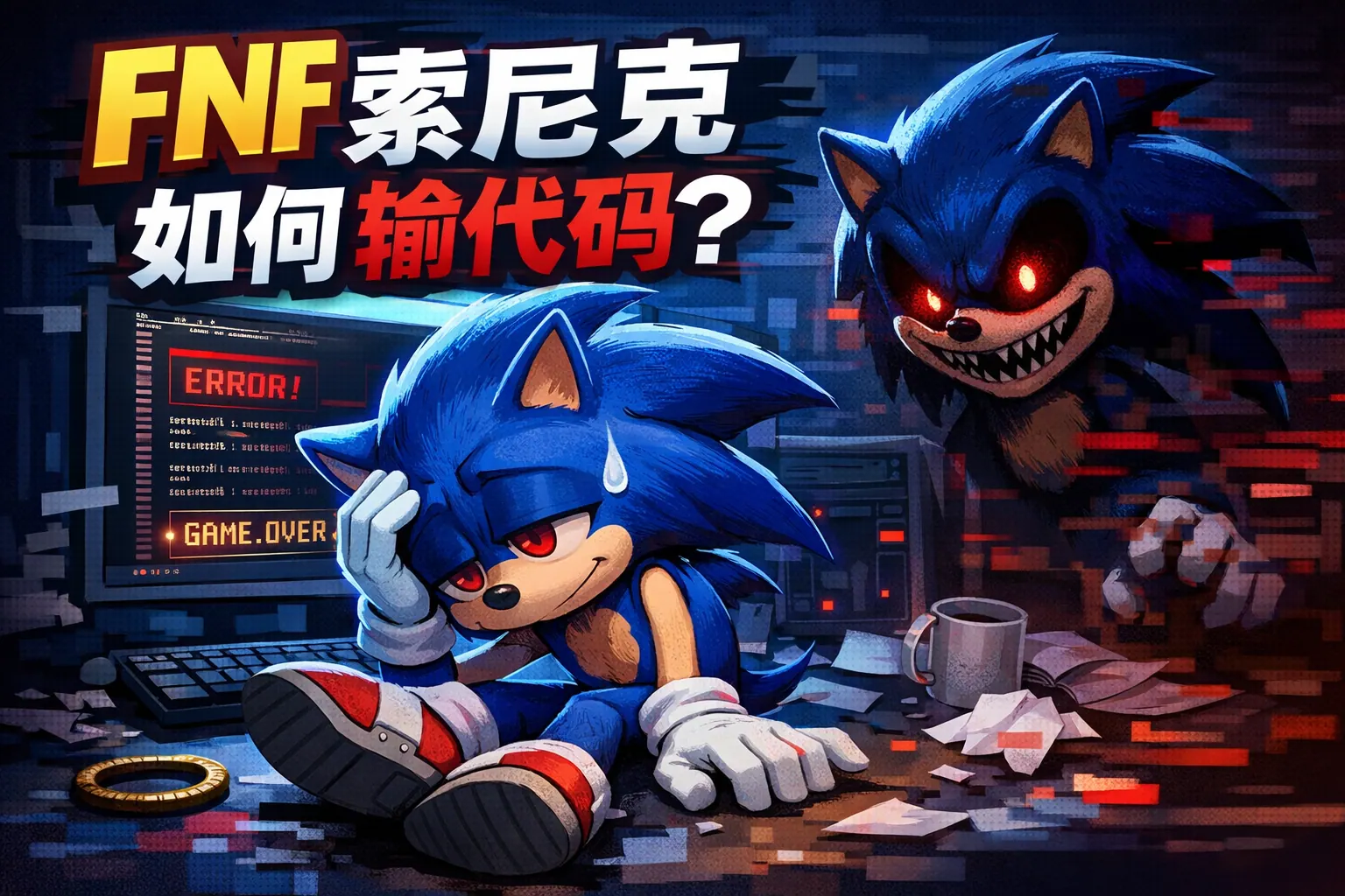 fnf索尼克如何输代码