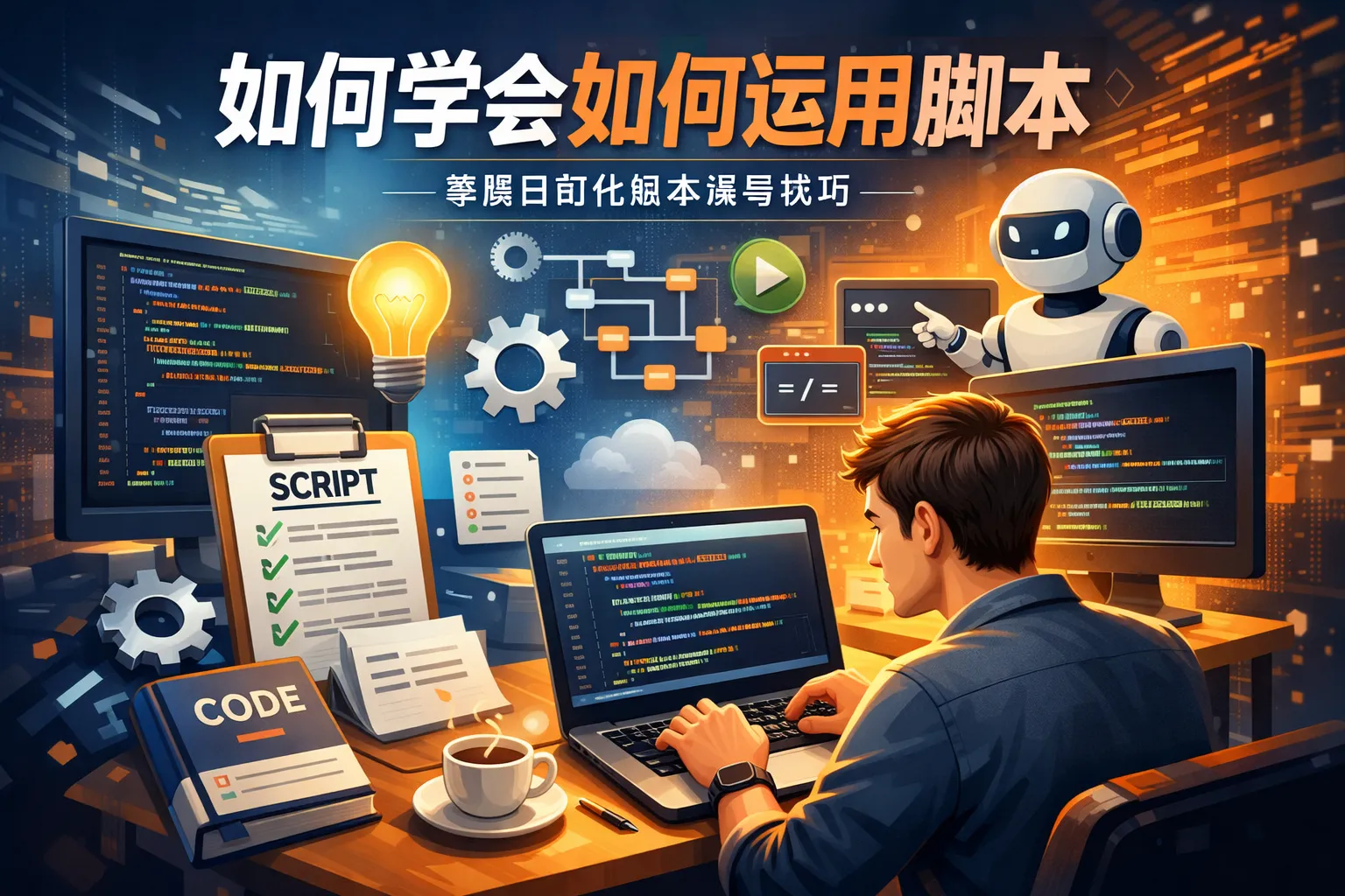 如何学会如何运用脚本