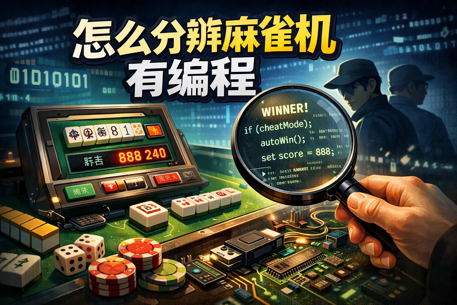 怎么分辨麻雀机有编程