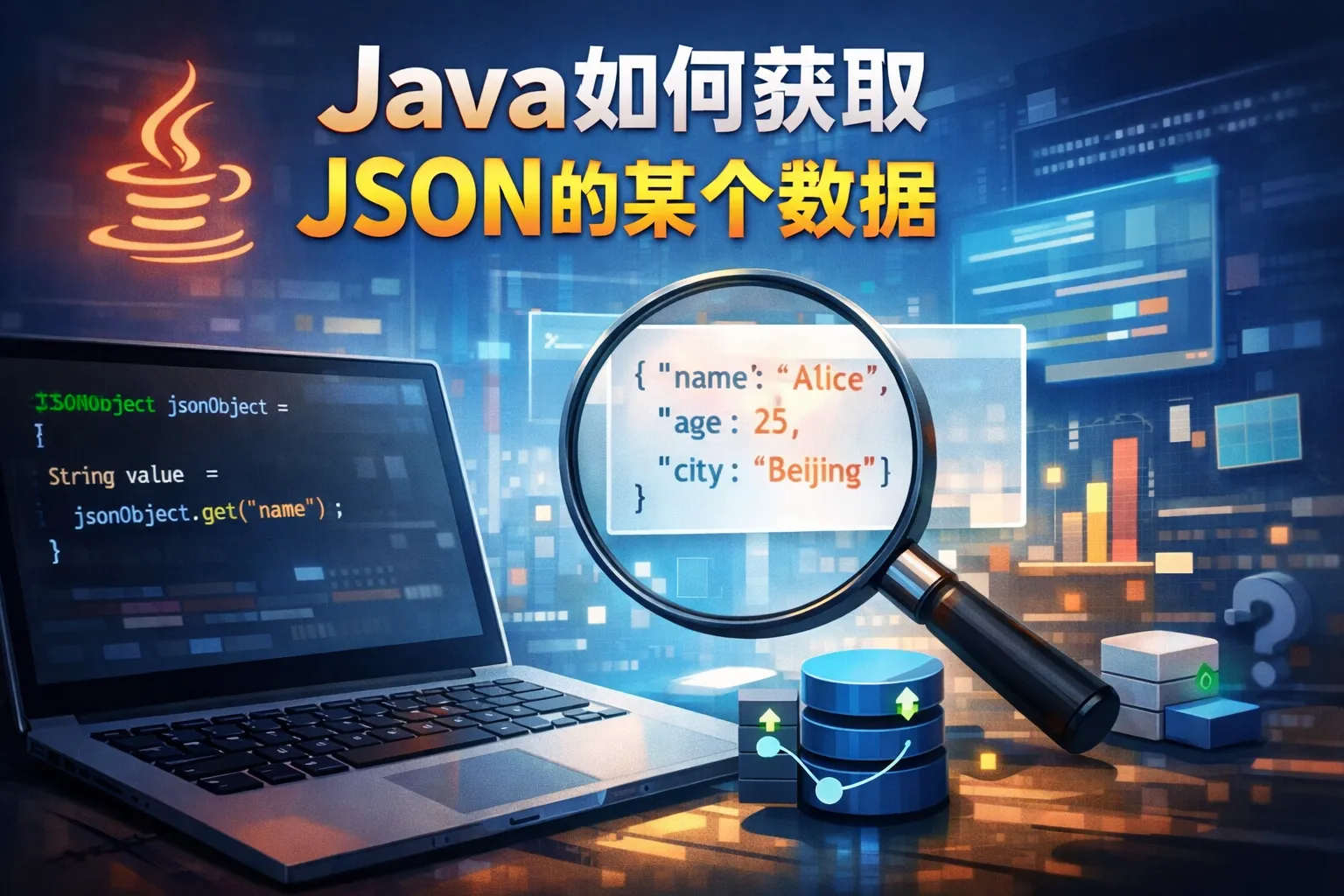 java如何获取json的某个数据
