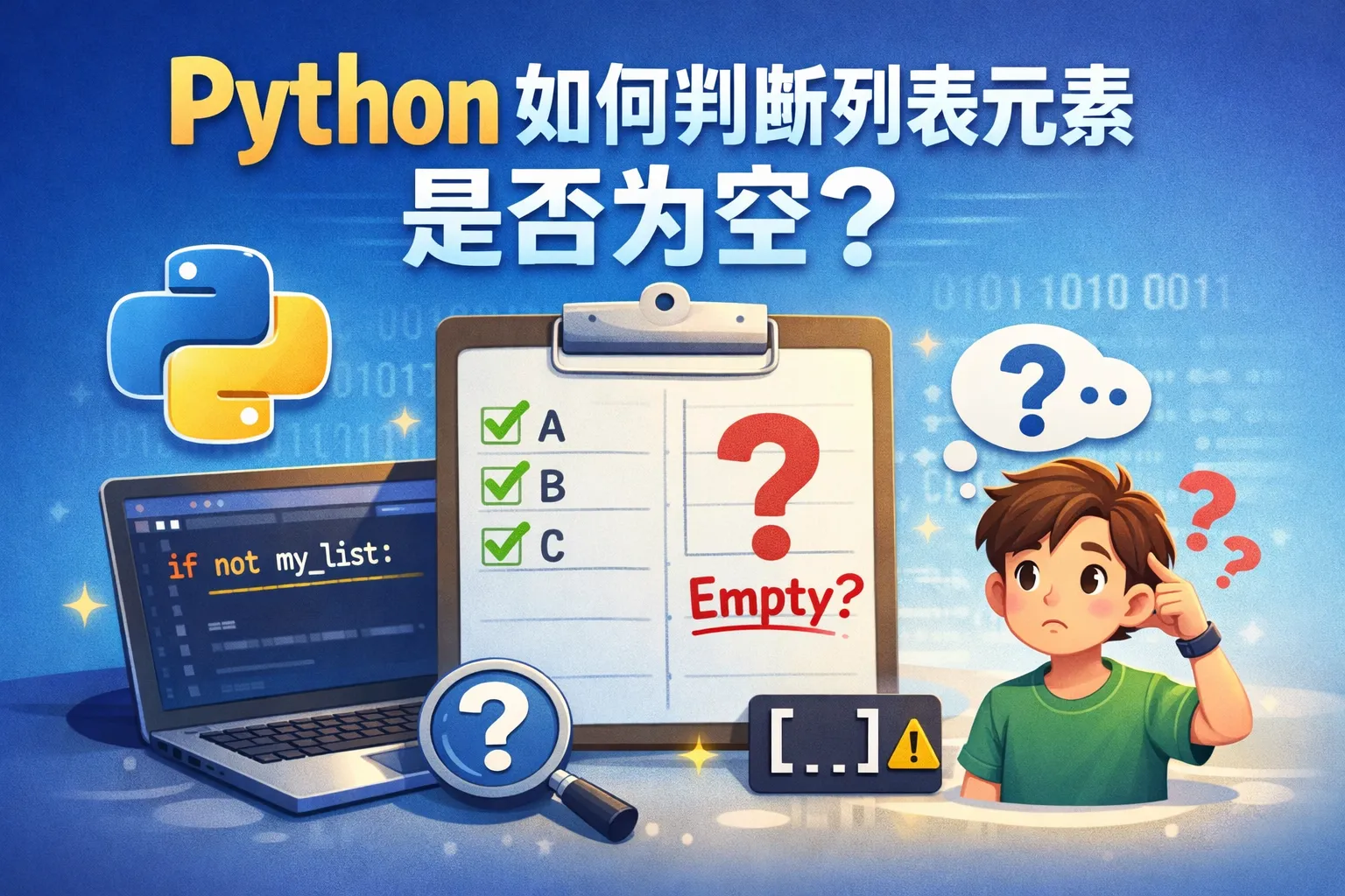 python如何判断列表元素是否为空