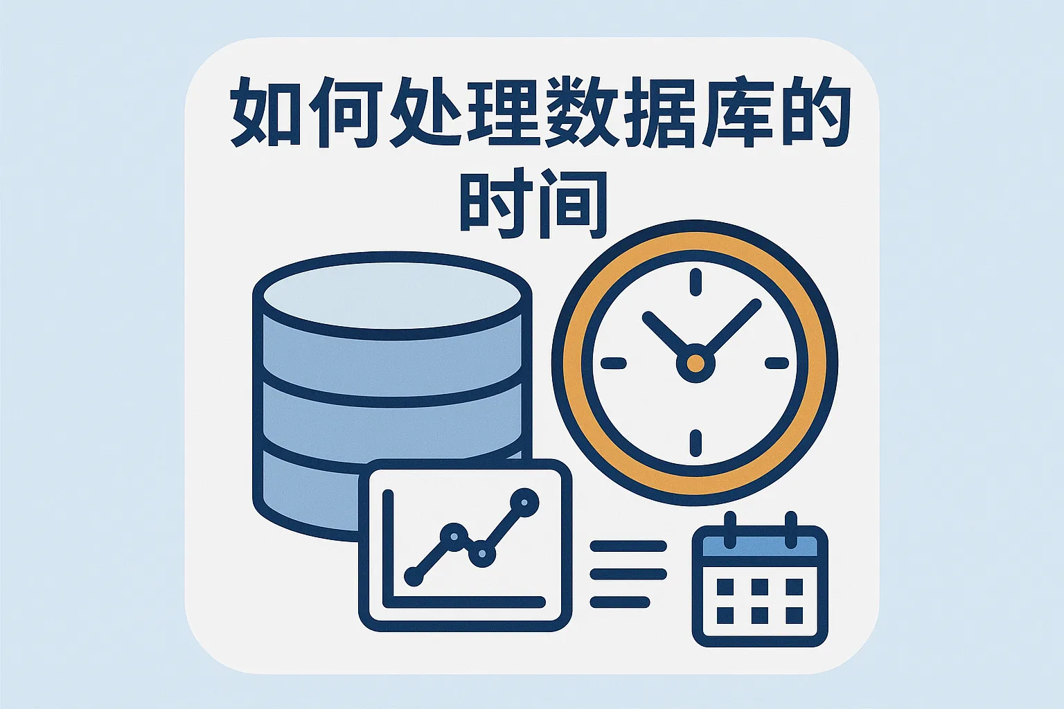 怎么处理数据库的时间