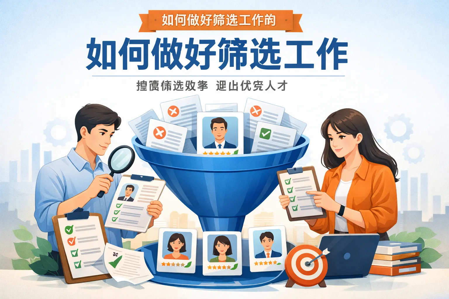 如何做好筛选工作的