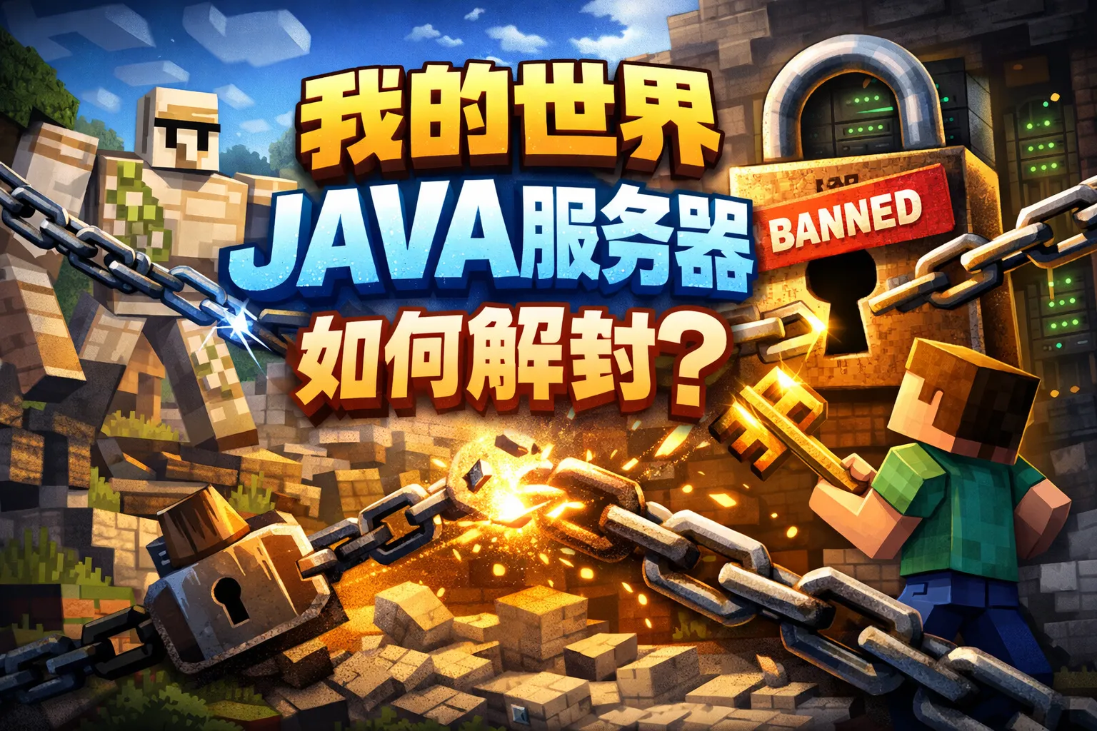我的世界java服务器如何解封