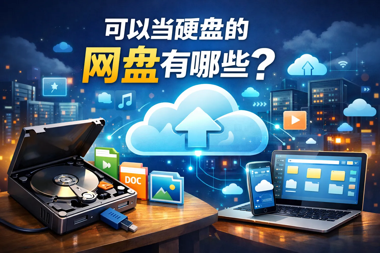 可以当硬盘的网盘有哪些
