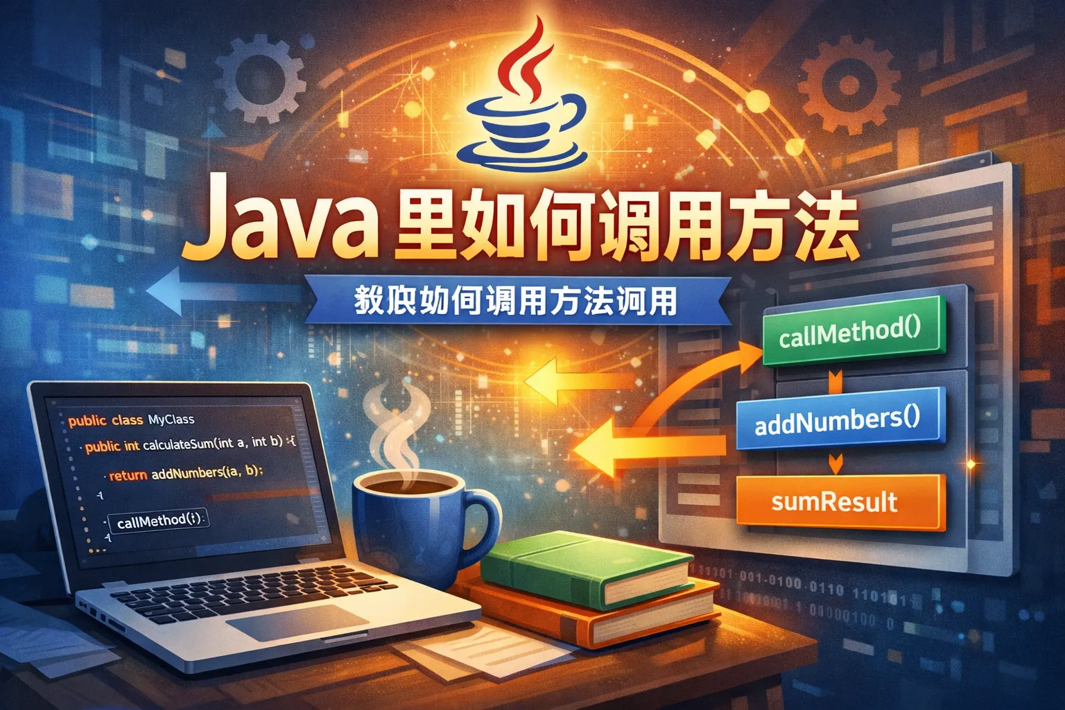java里如何调用方法调用