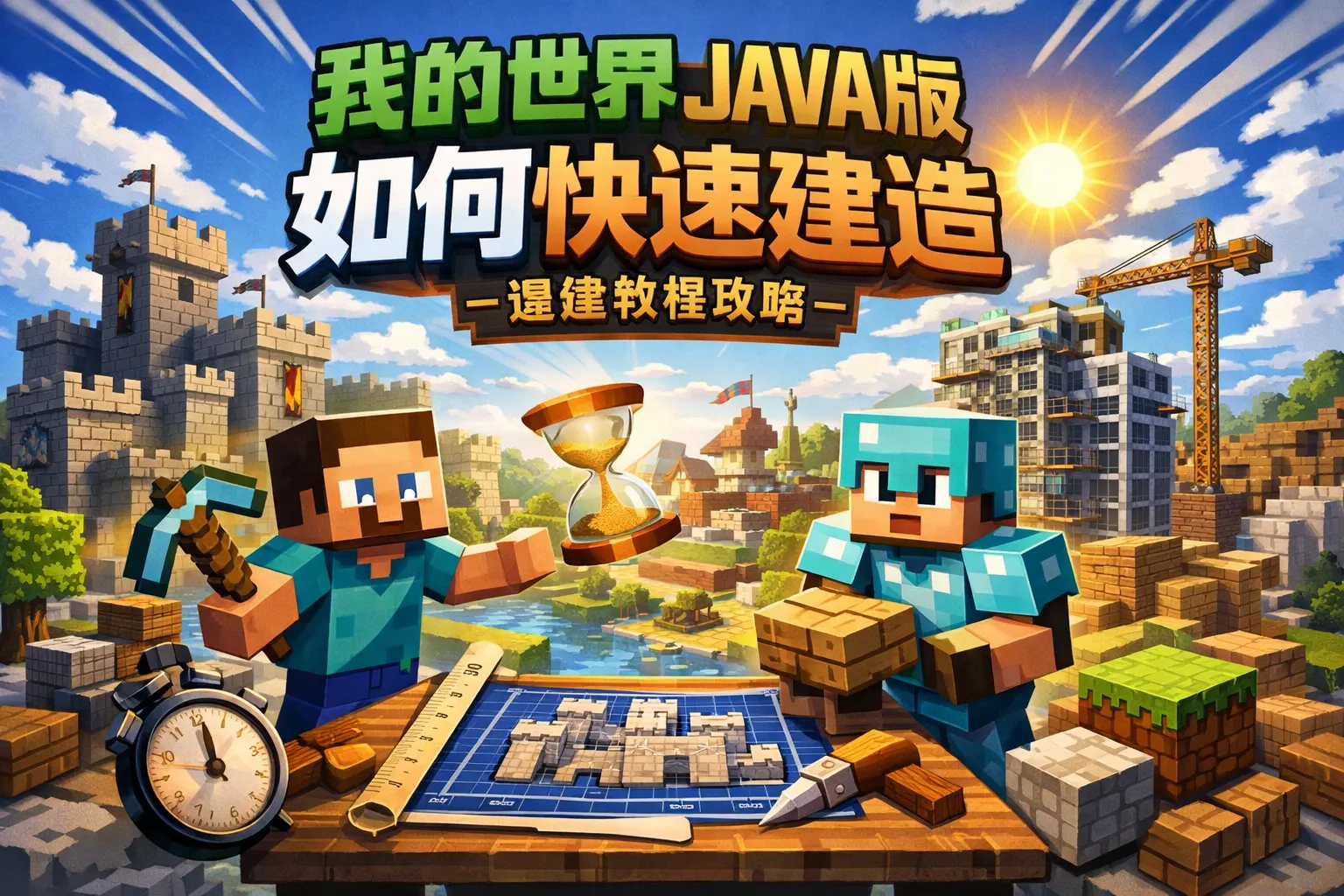 我的世界java版如何快速建造