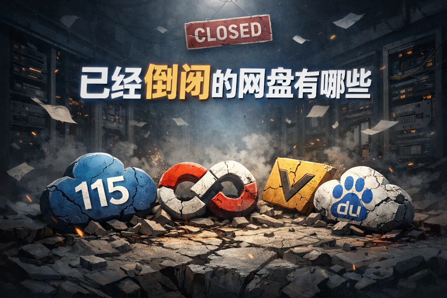 已经倒闭的网盘有哪些