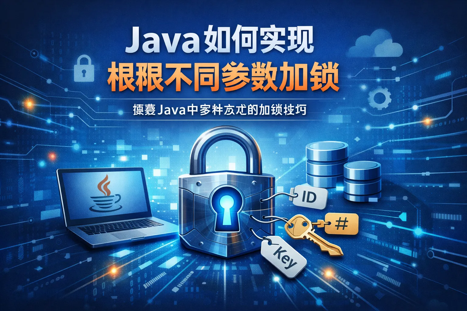 java如何实现根据不同参数加锁