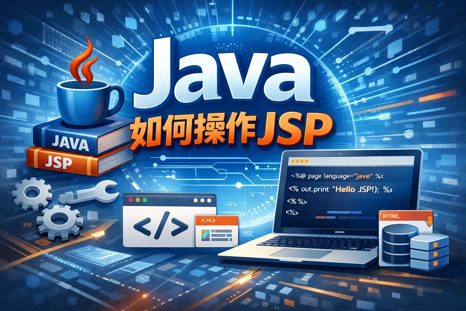 java如何操作jsp
