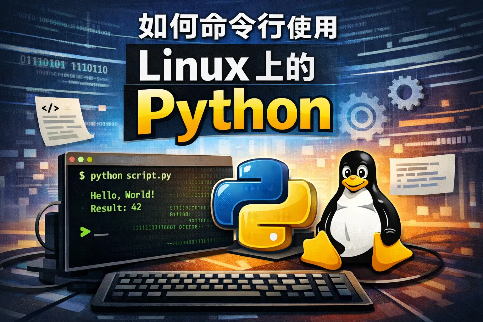 如何命令行使用linux上的python