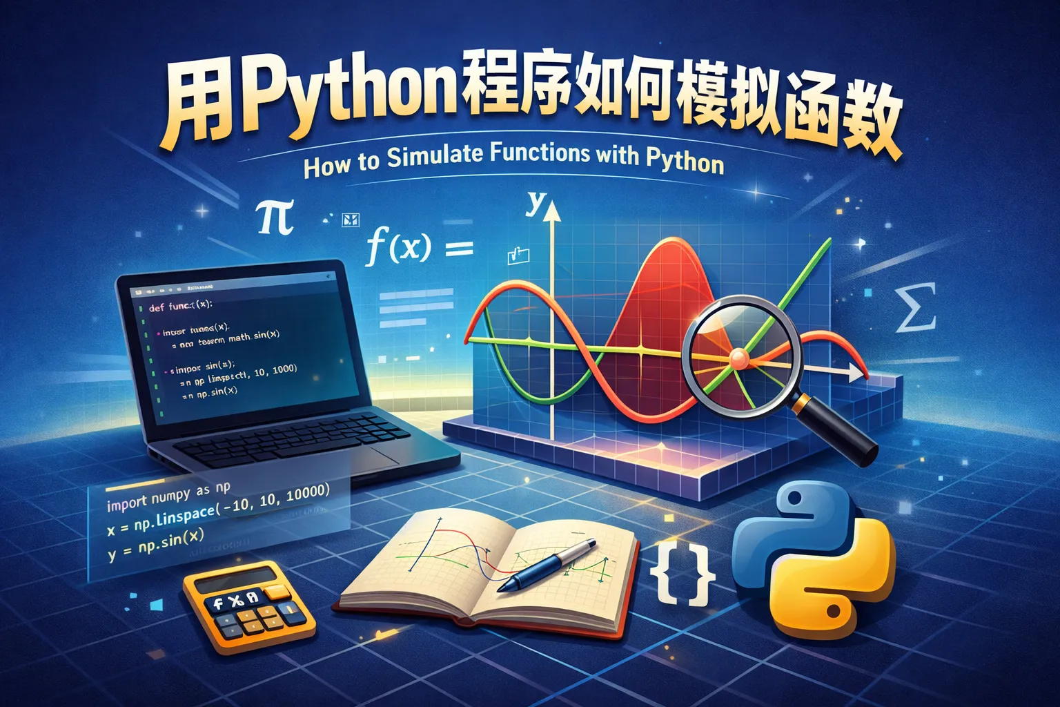用python程序如何模拟函数