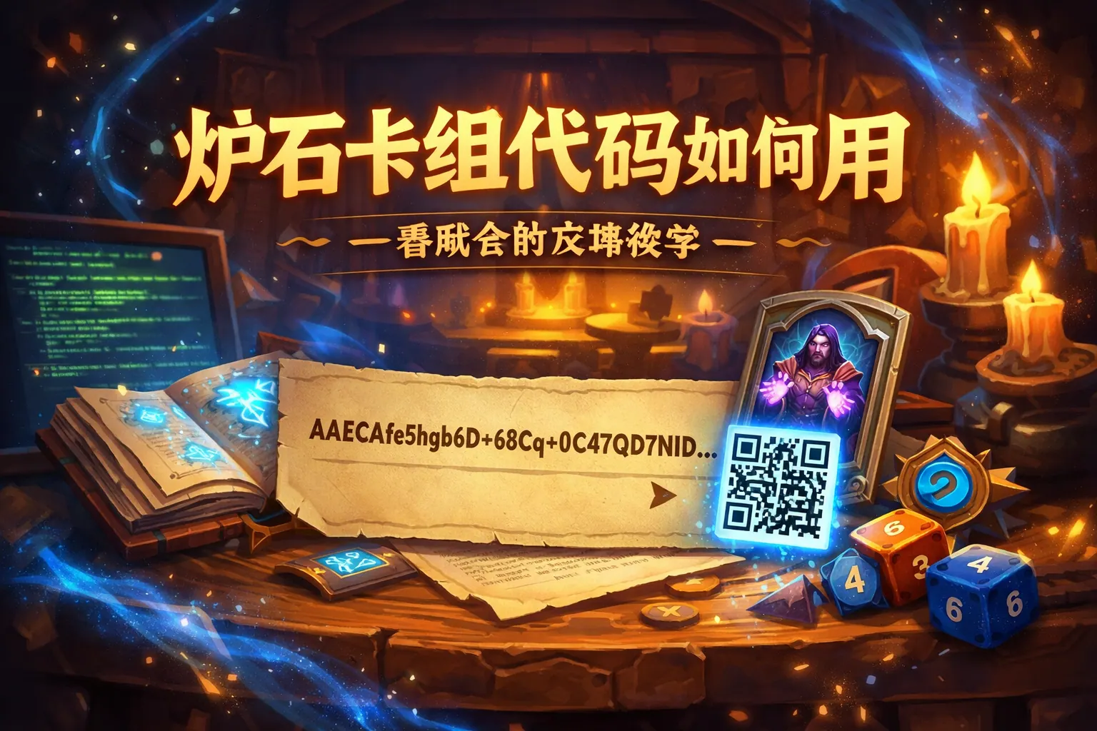 炉石卡组代码如何用