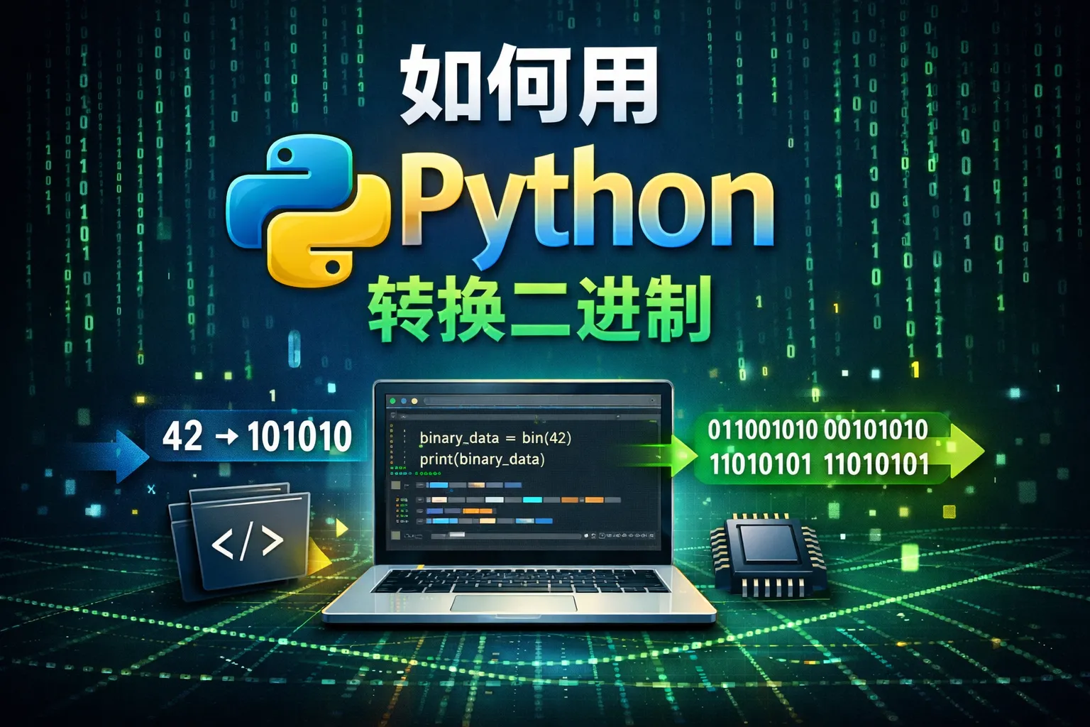 如何用python转换二进制