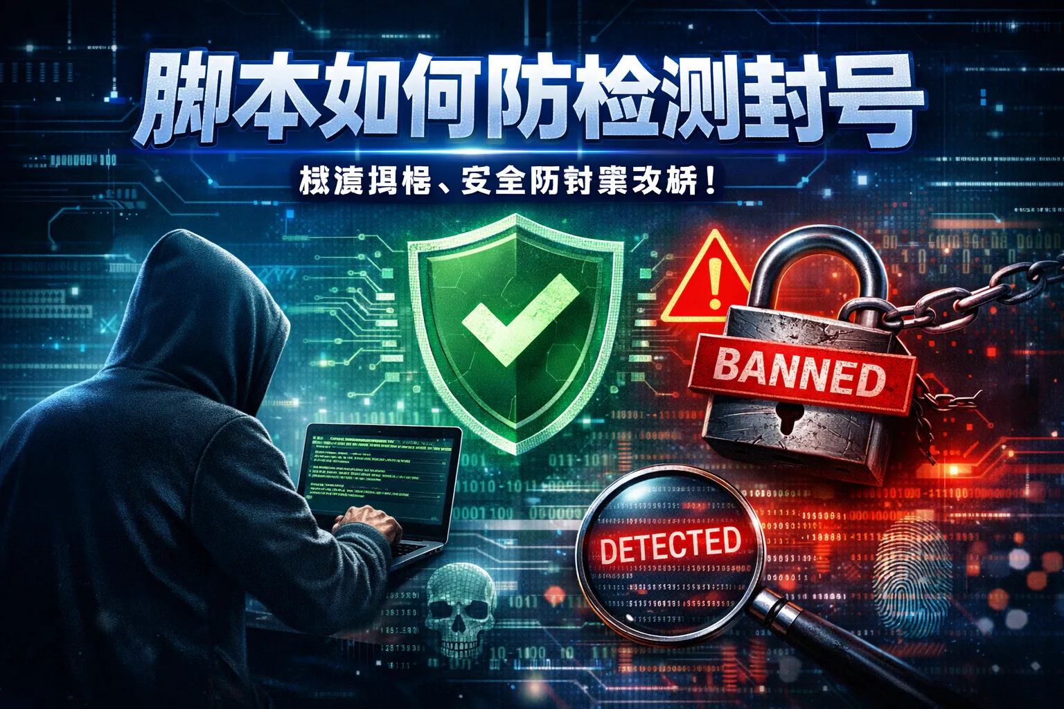 脚本如何防检测封号