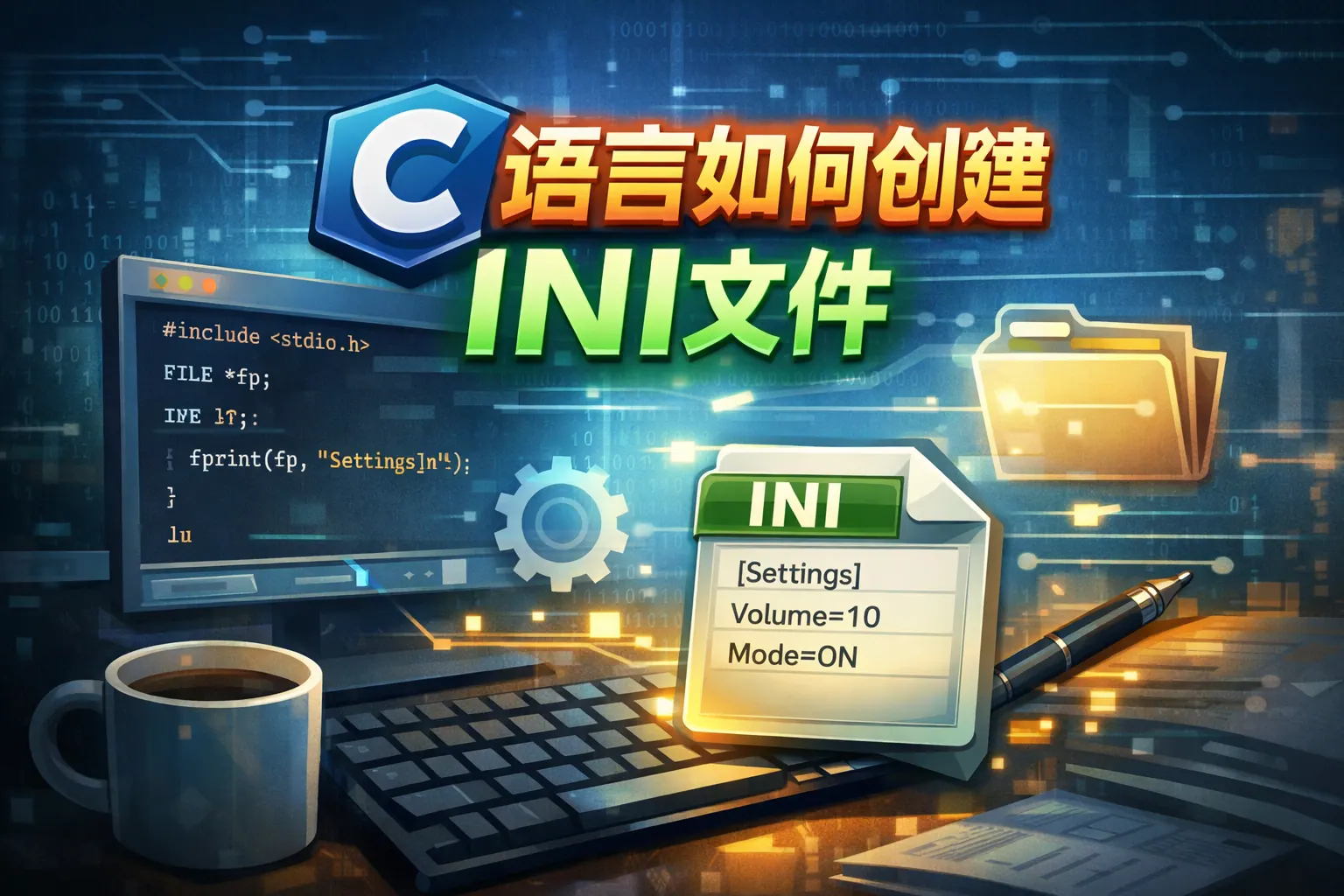 c语言如何创建ini