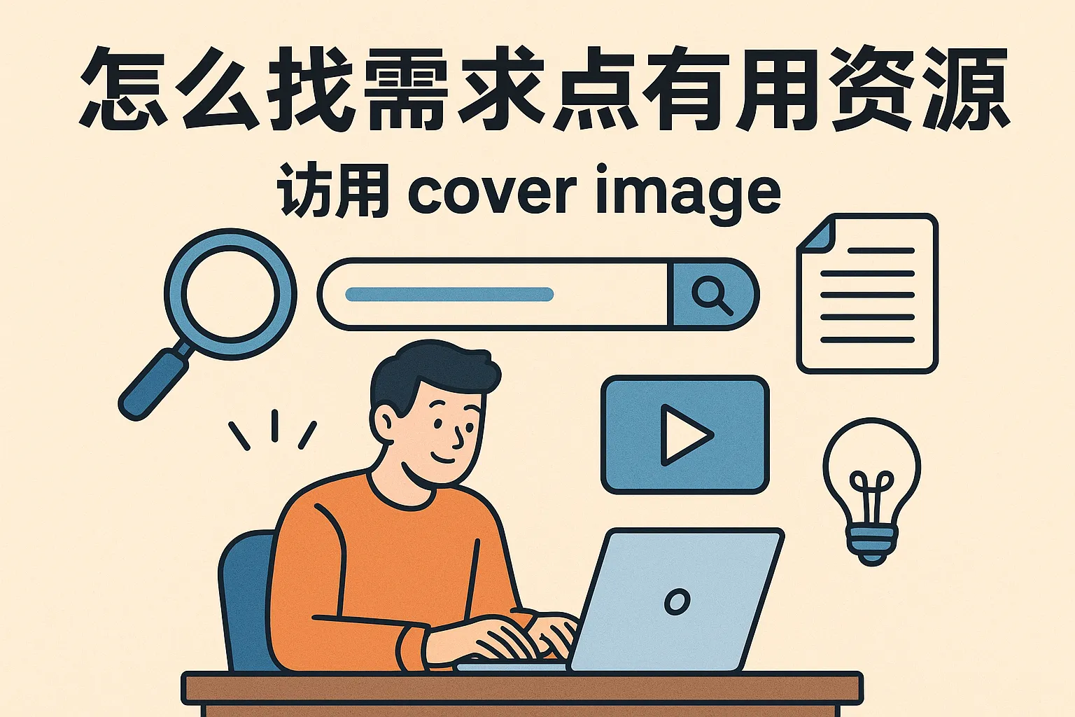 怎么找需求点有用资源