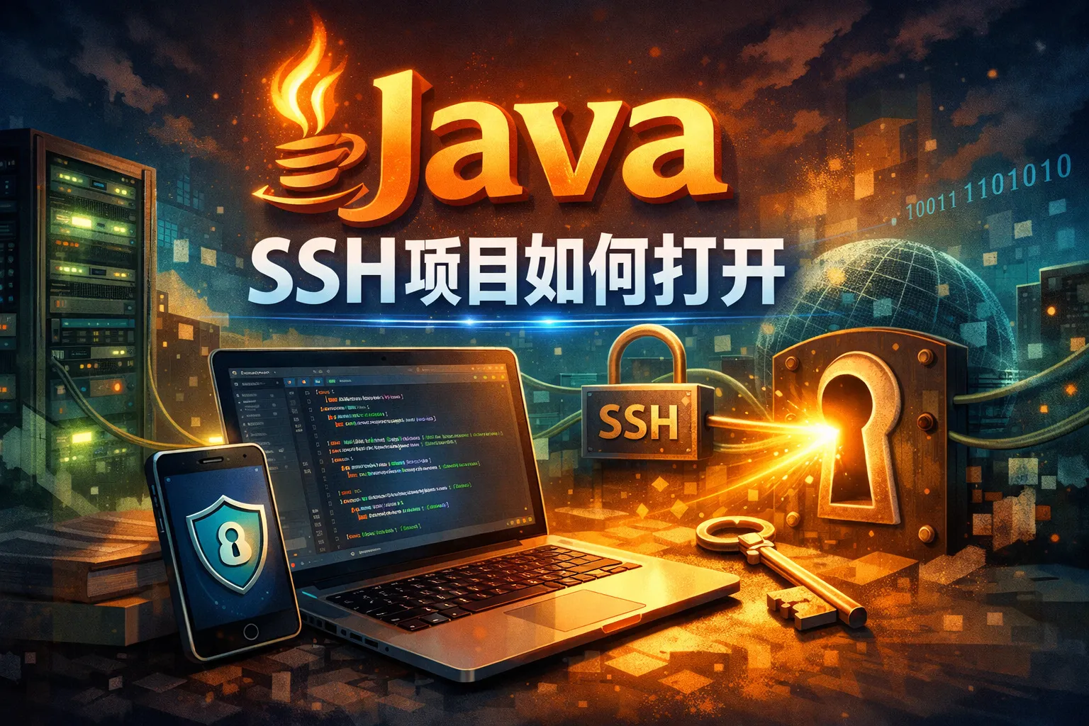 java ssh项目如何打开