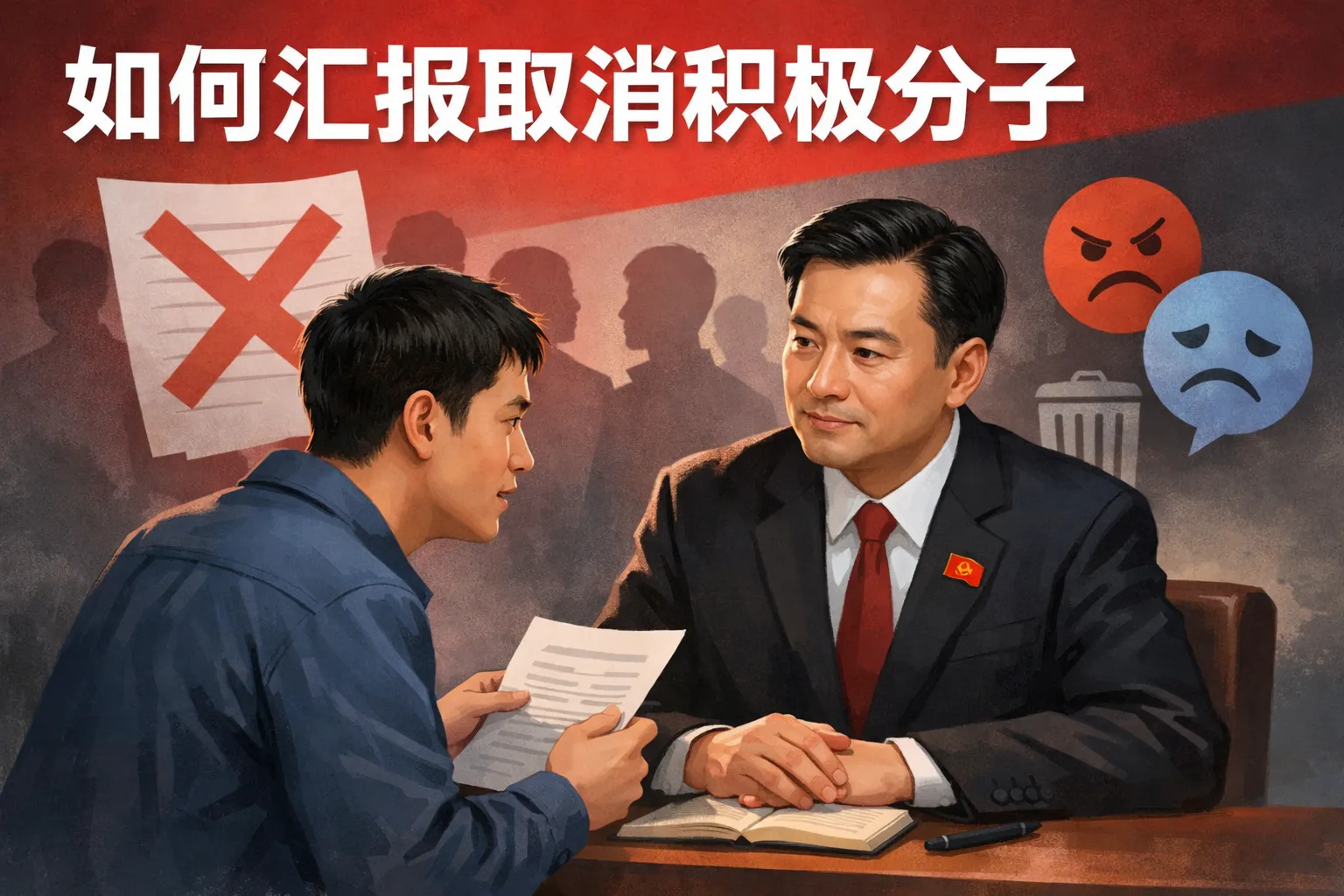 如何汇报取消积极分子