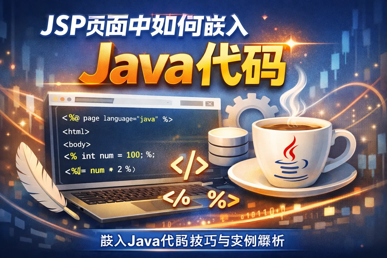 jsp页面中如何嵌入java代码