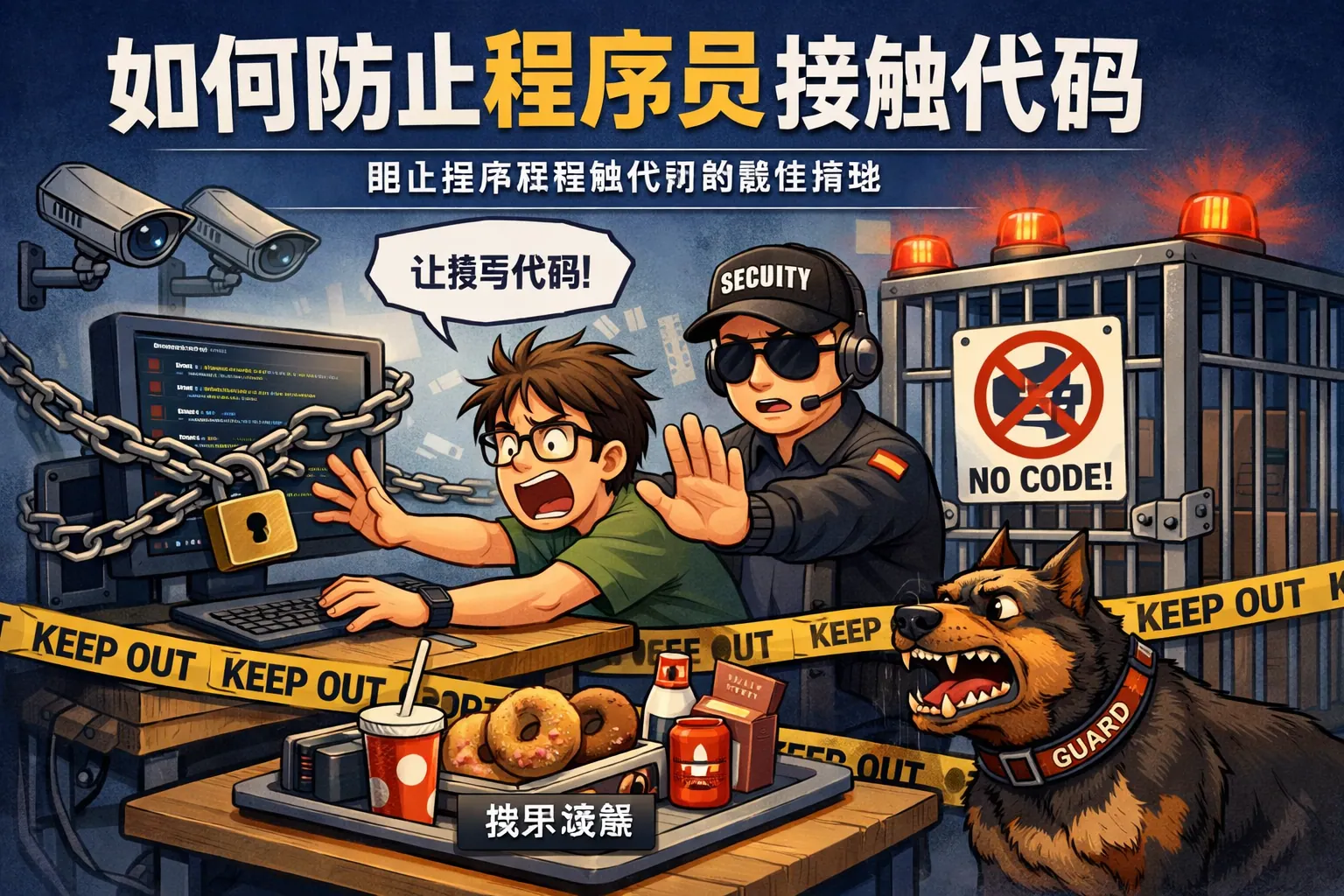 如何防止程序员接触代码