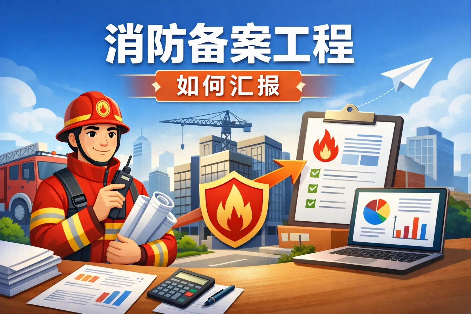 消防备案工程如何汇报