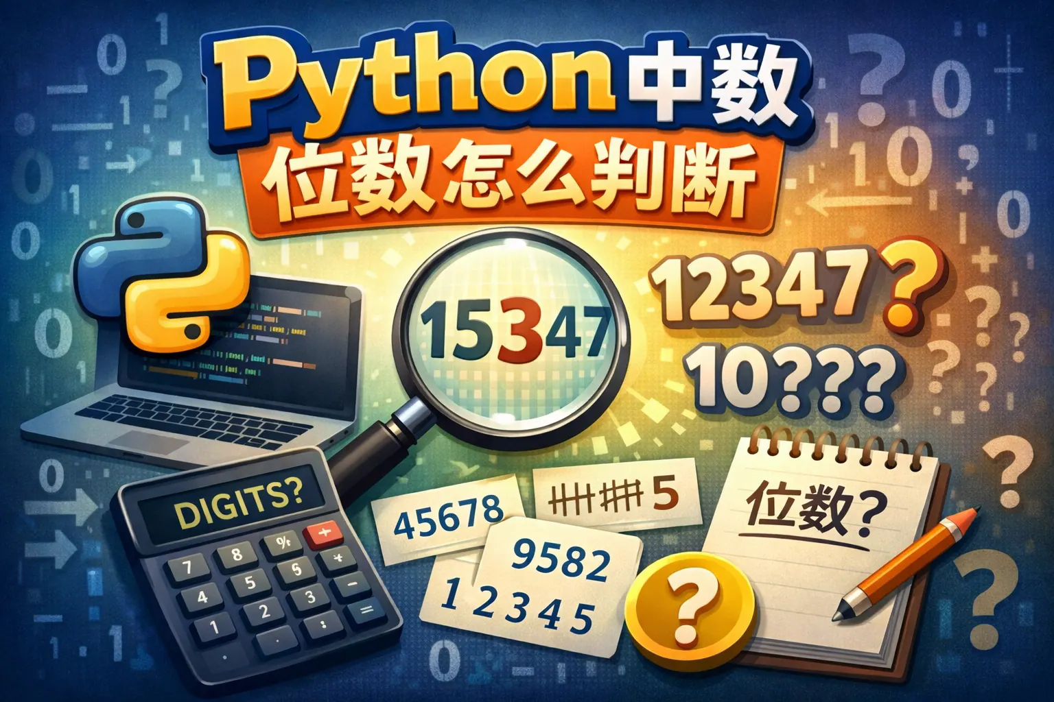 python中数的位数怎么判断