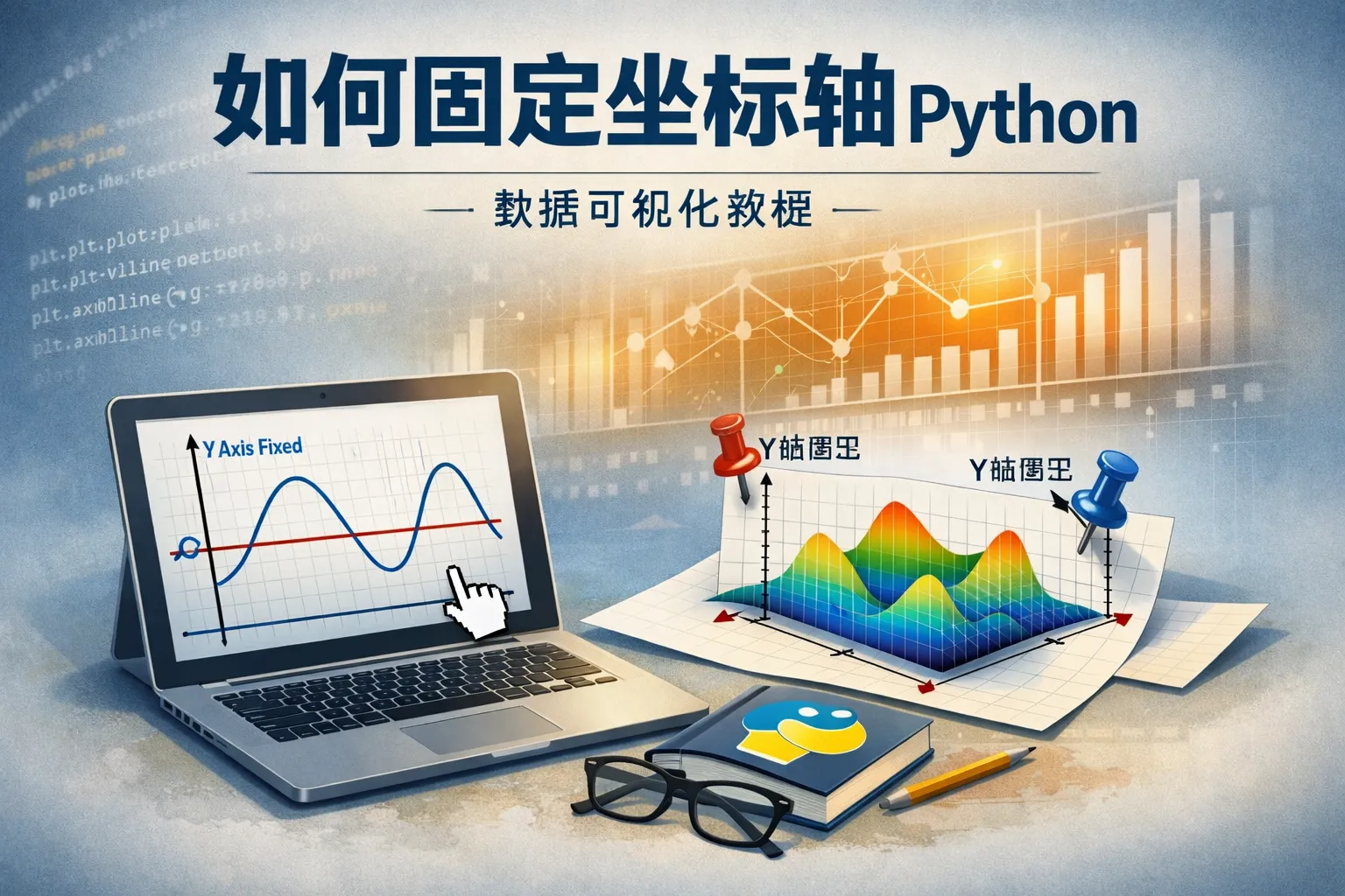 如何固定坐标轴python