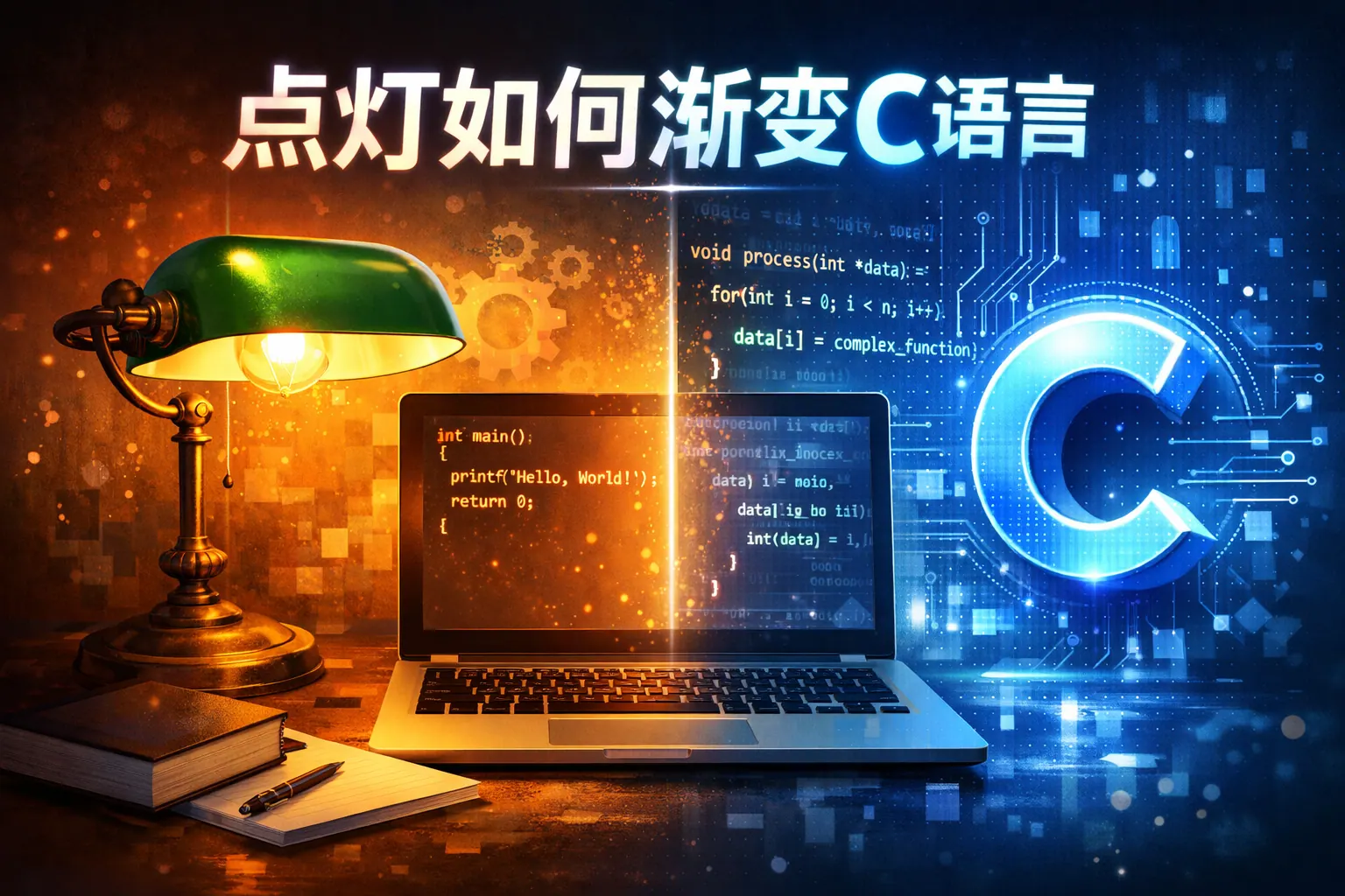 点灯如何渐变c语言