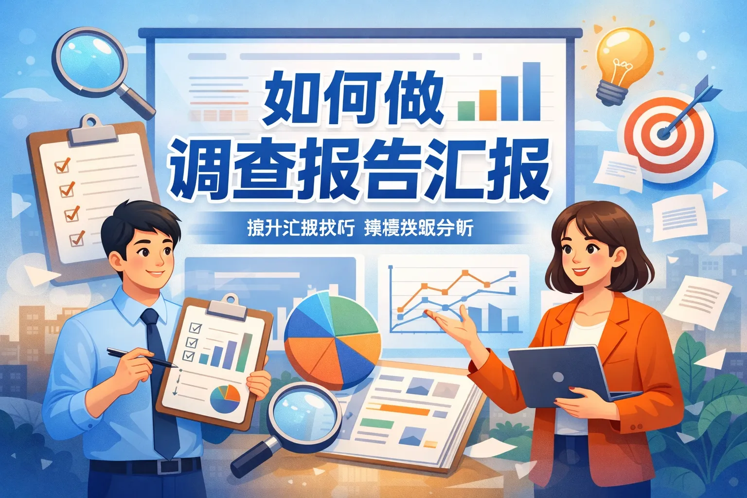 如何做调查报告汇报