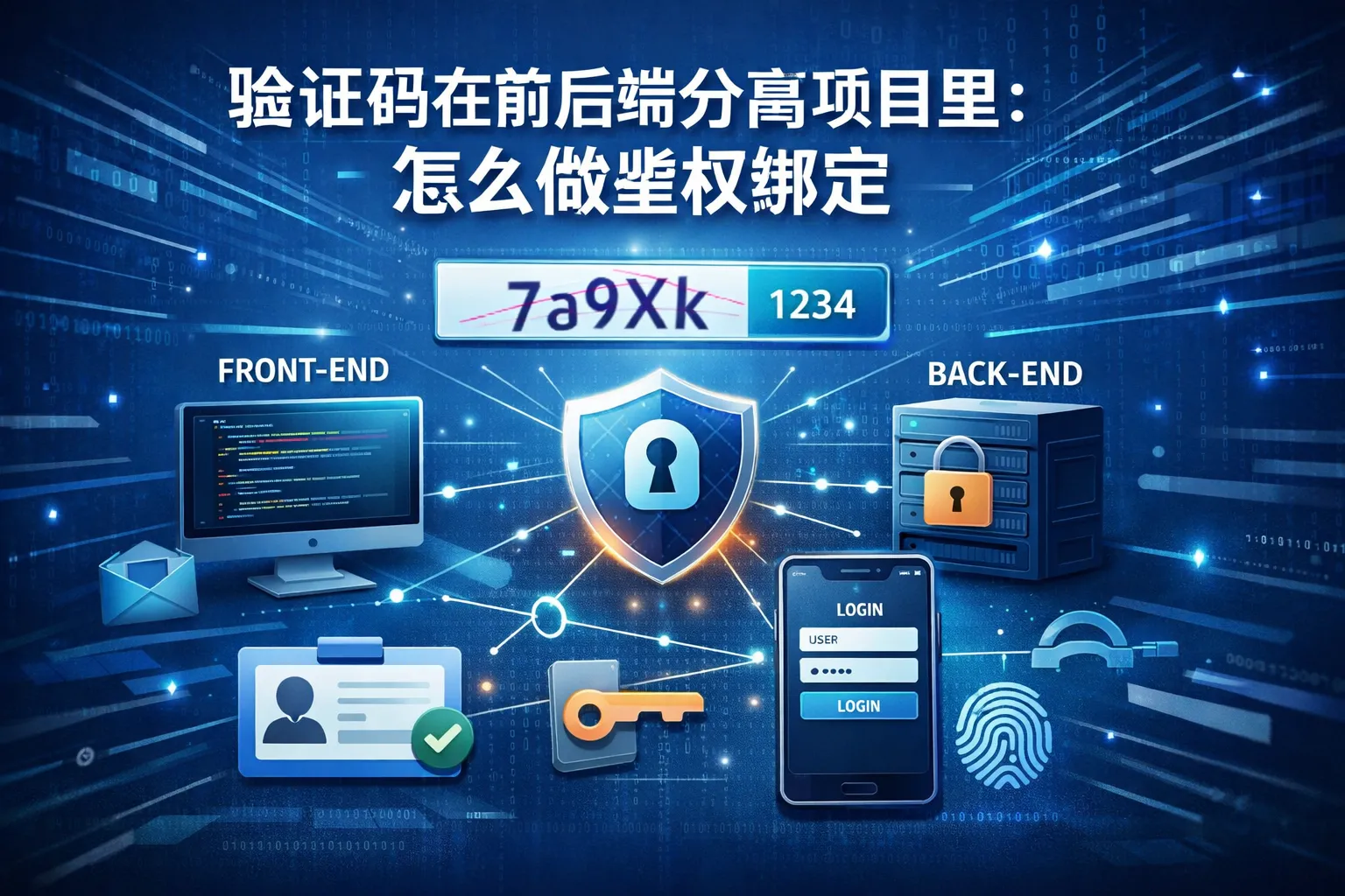 验证码在前后端分离项目里:怎么做鉴权绑定