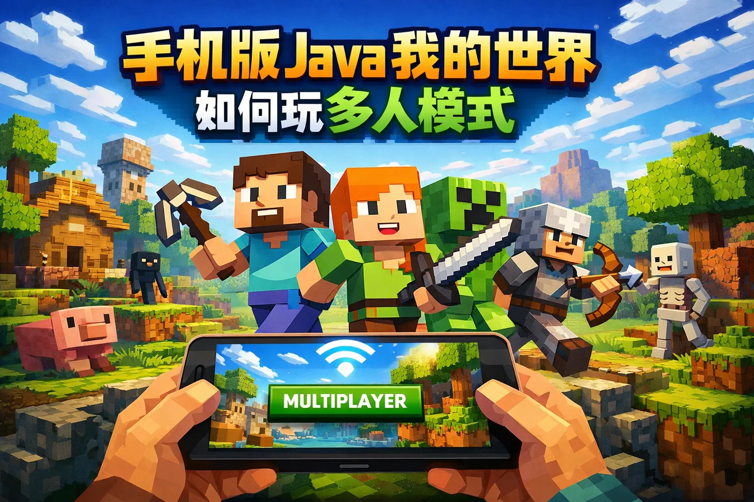 手机版java我的世界如何玩多人模式