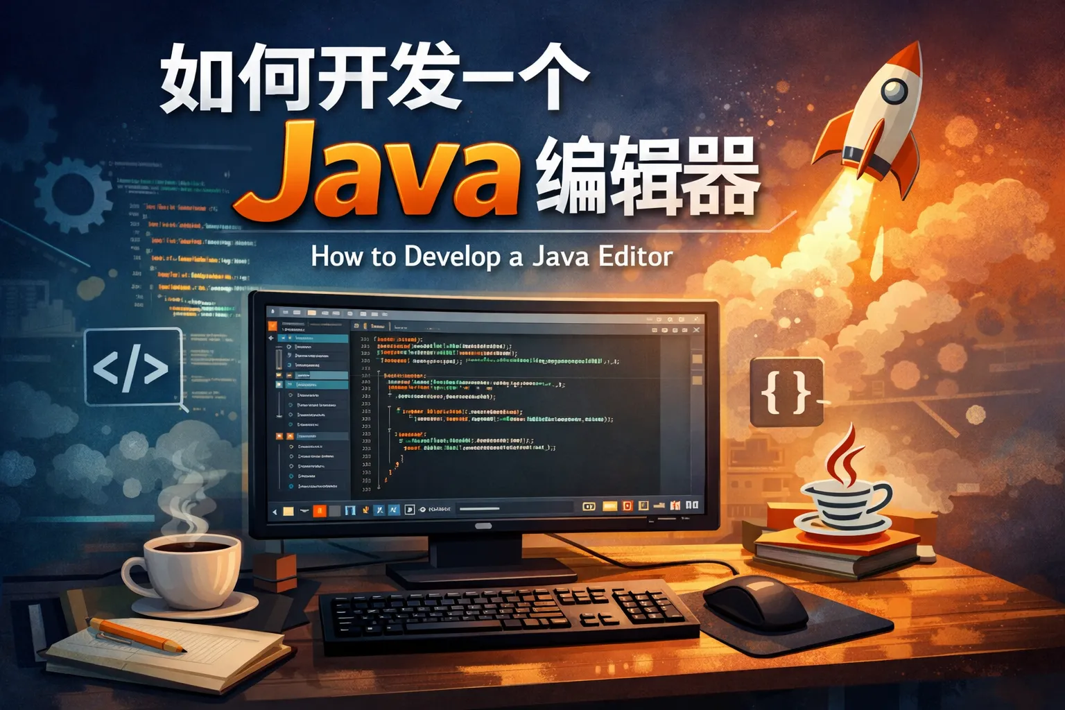 如何开发一个java编辑器