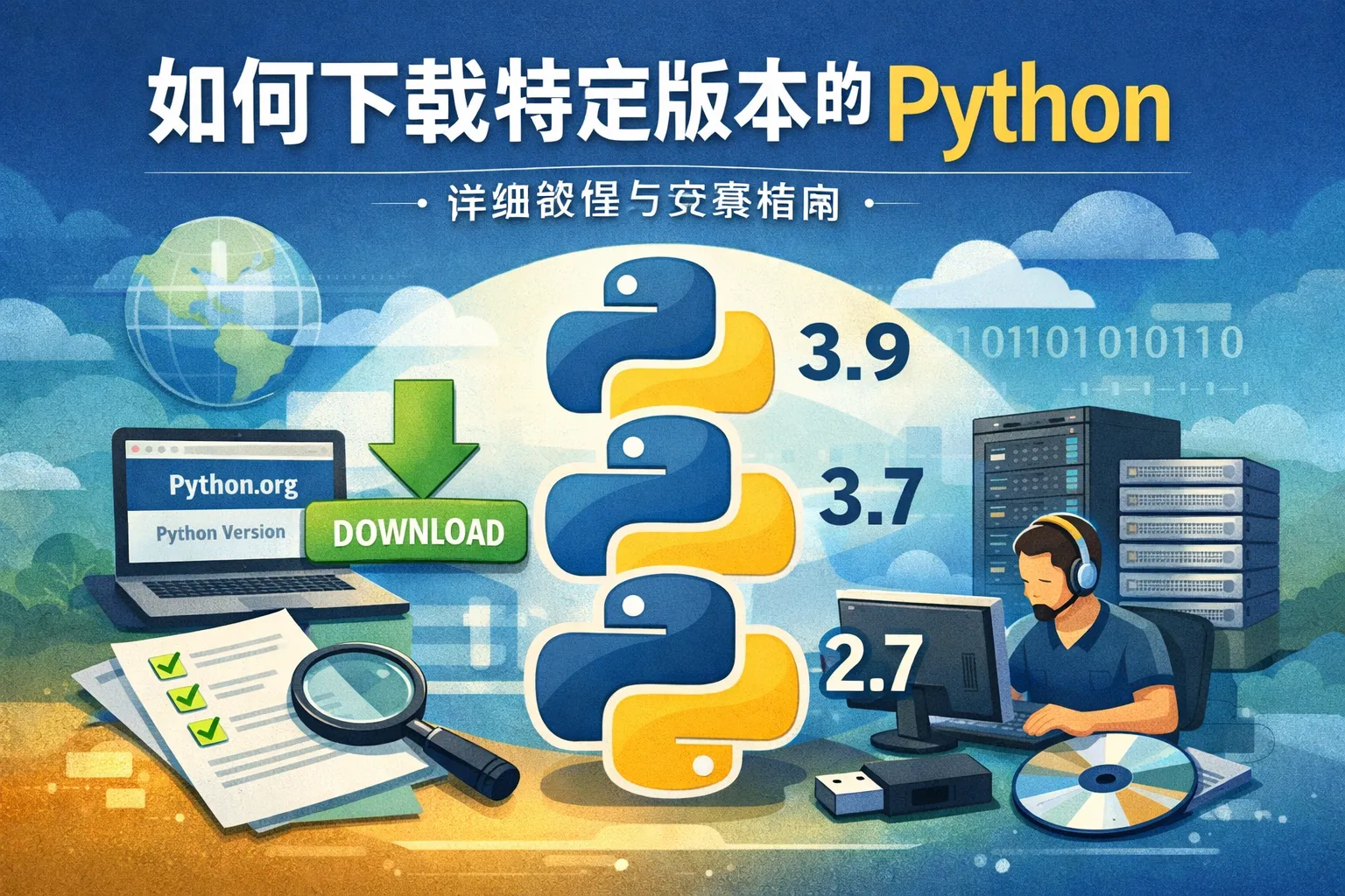 如何下载特定版本的python