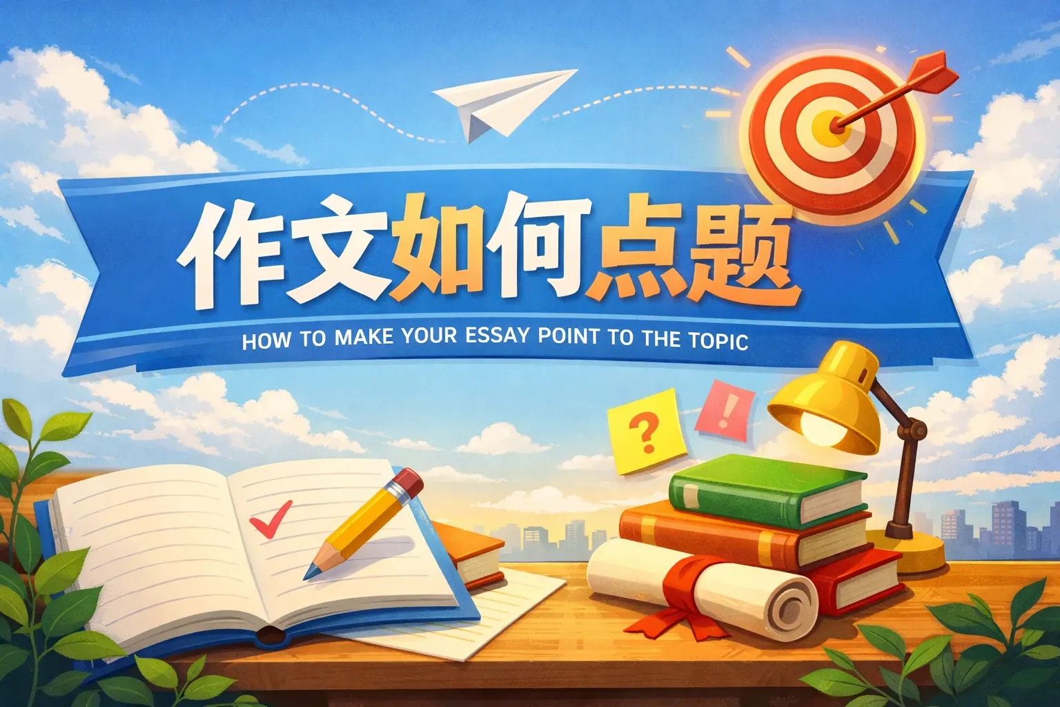 作文如何点题 ppt