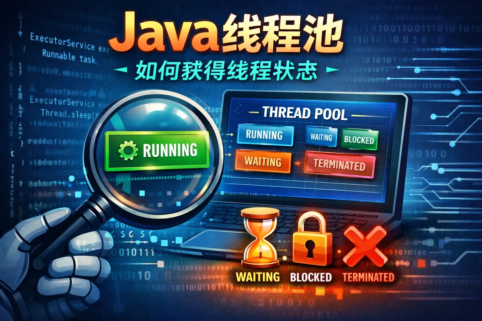 Java线程池如何获得线程状态