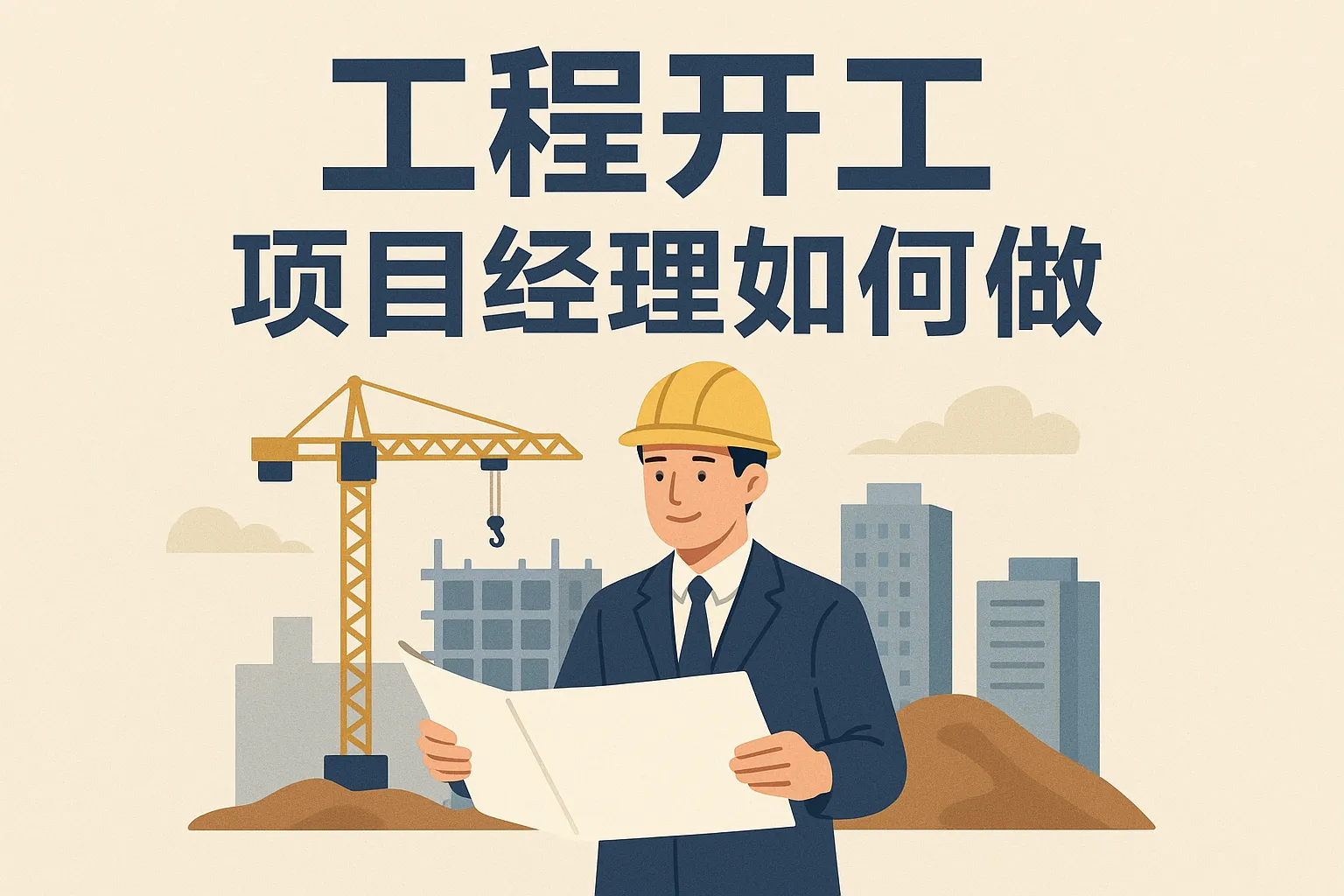 工程开工项目经理如何做