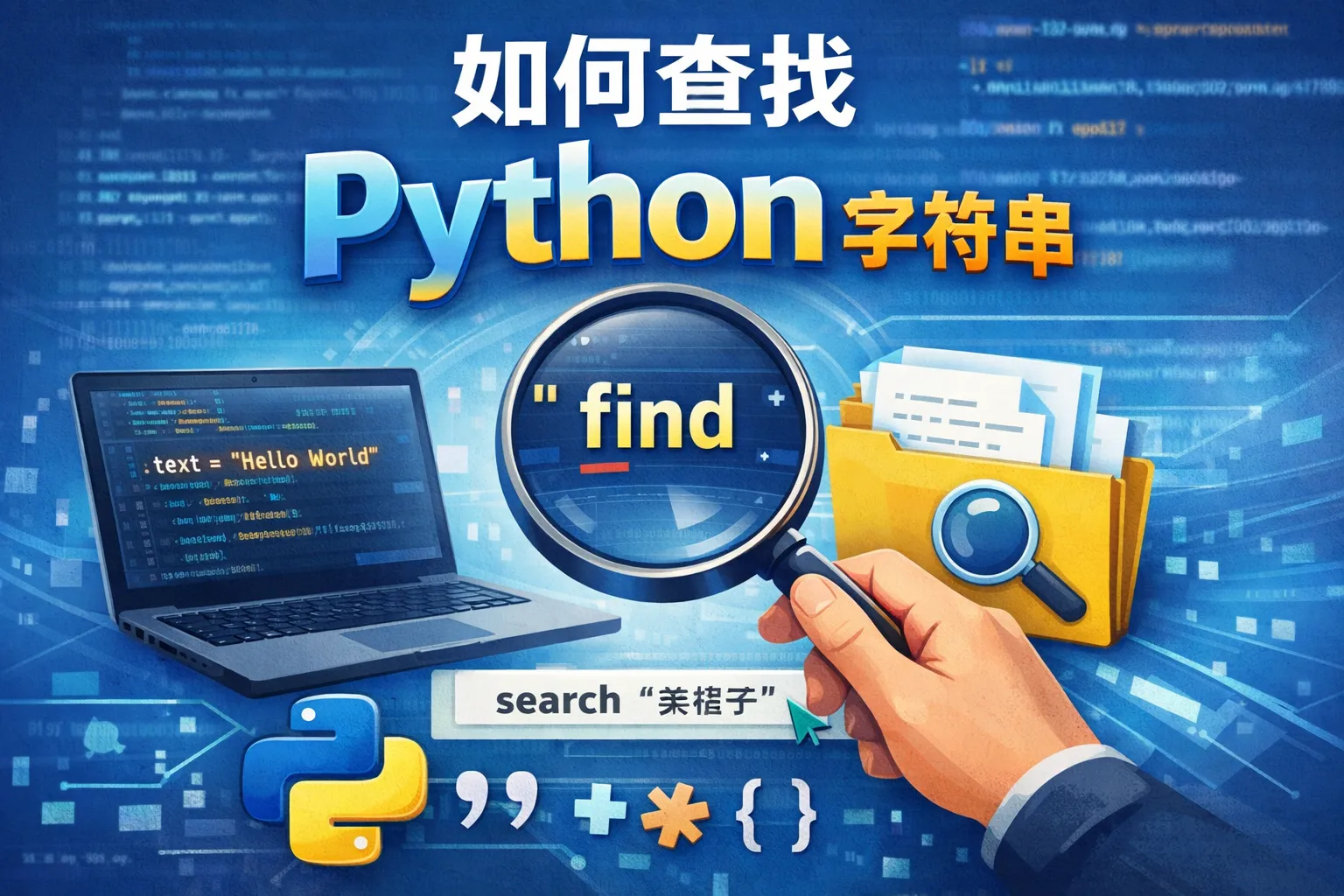如何查找python字符串