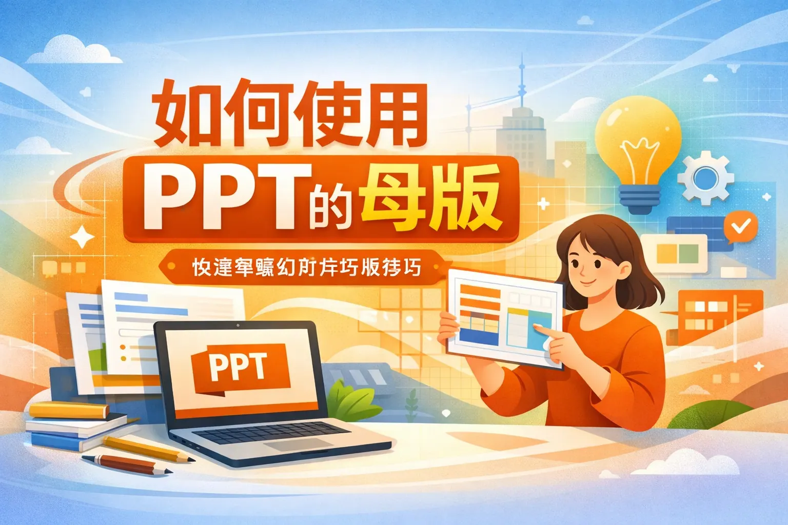 如何使用ppt的母版