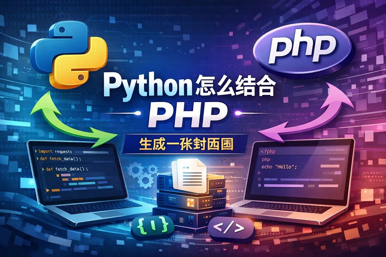 python 怎么结合php