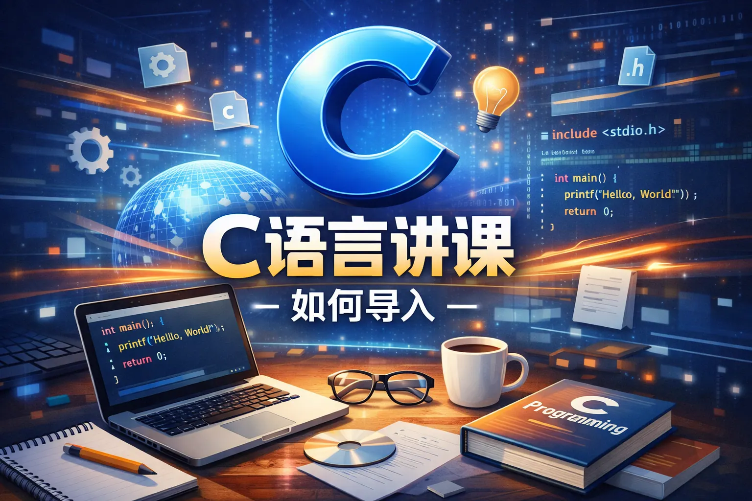 c语言讲课如何导入