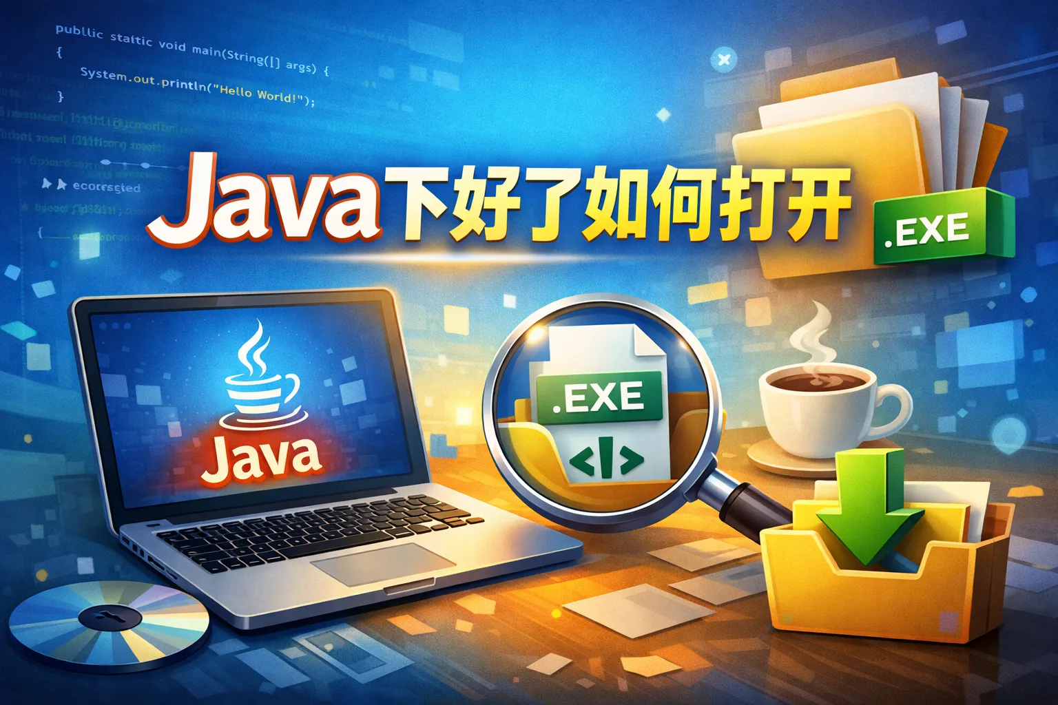 java下好了如何打开