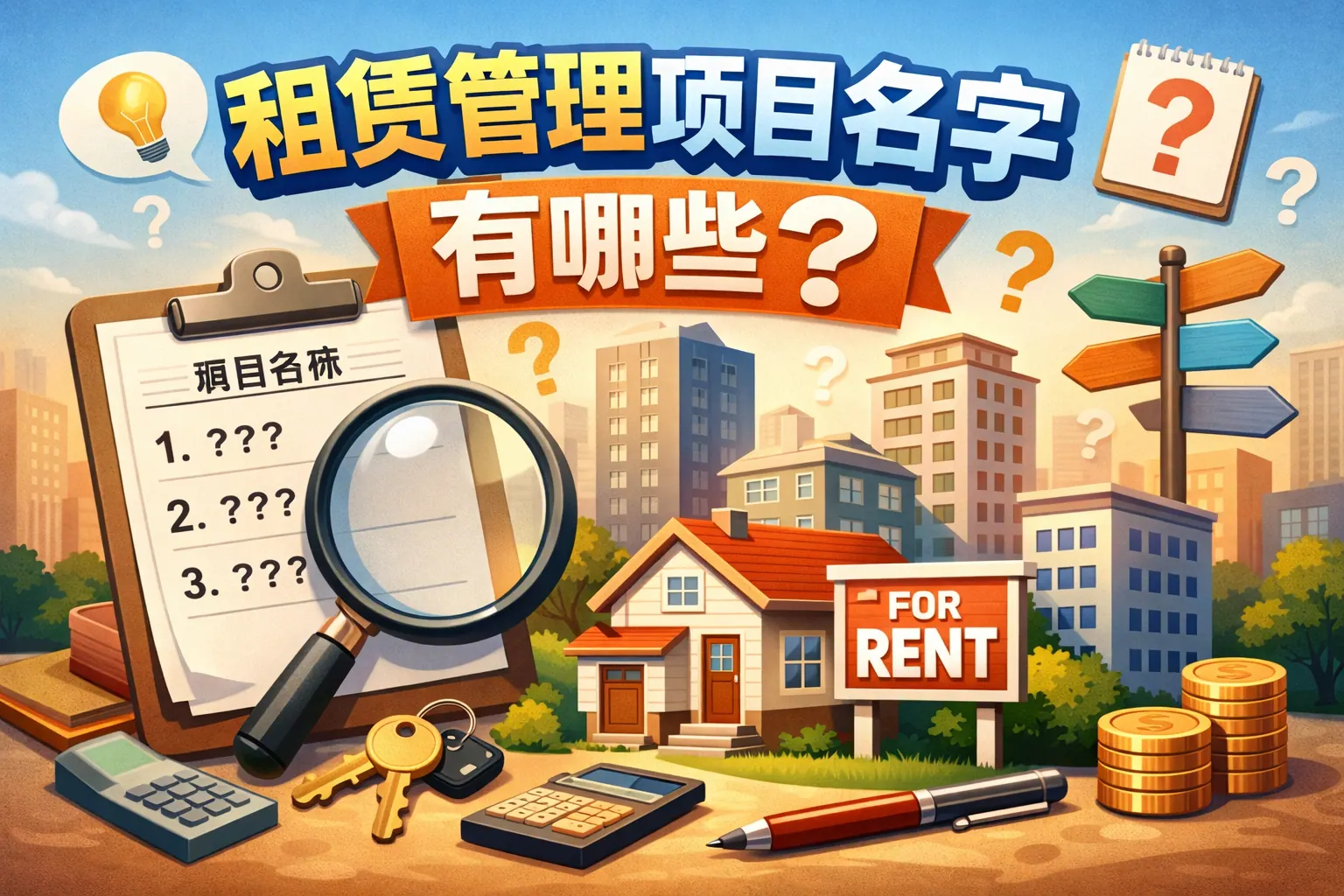 租赁管理项目名字有哪些